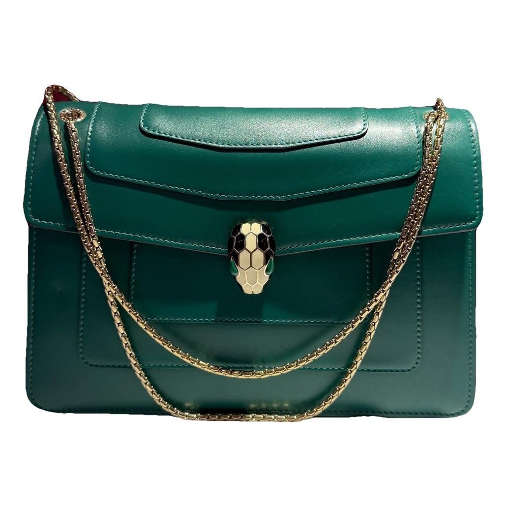 Serpenti leather handbag