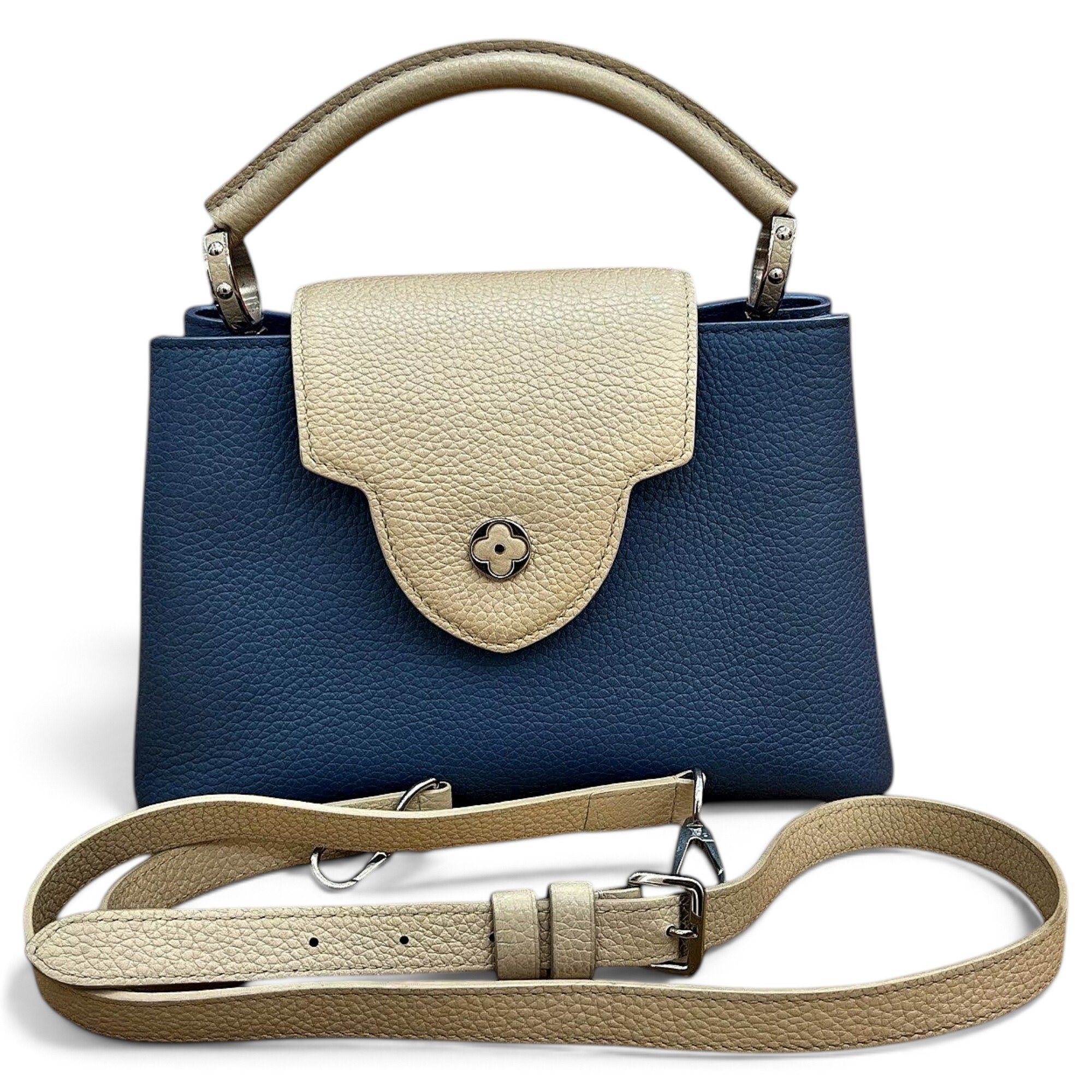 Capucines leather handbag