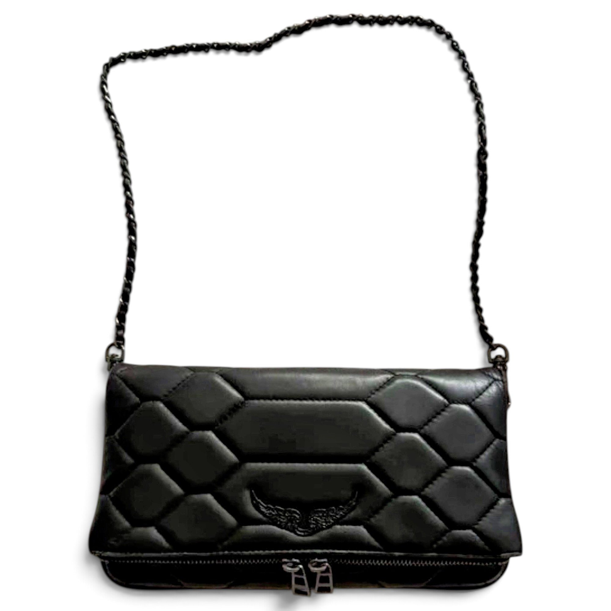 Rock leather handbag