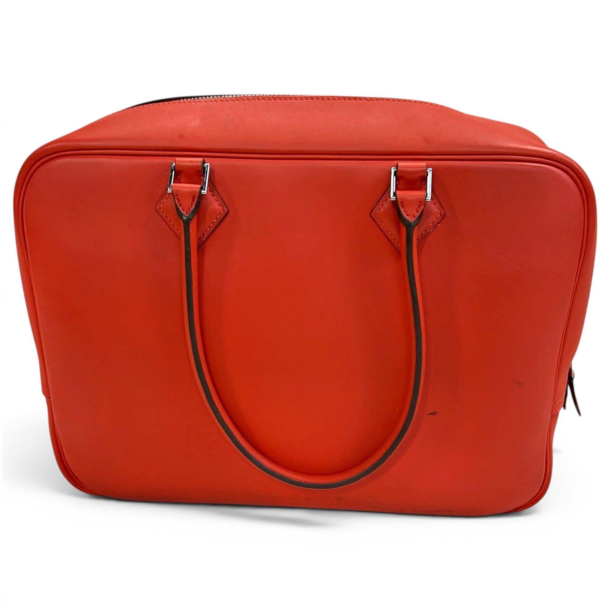 Plume leather handbag