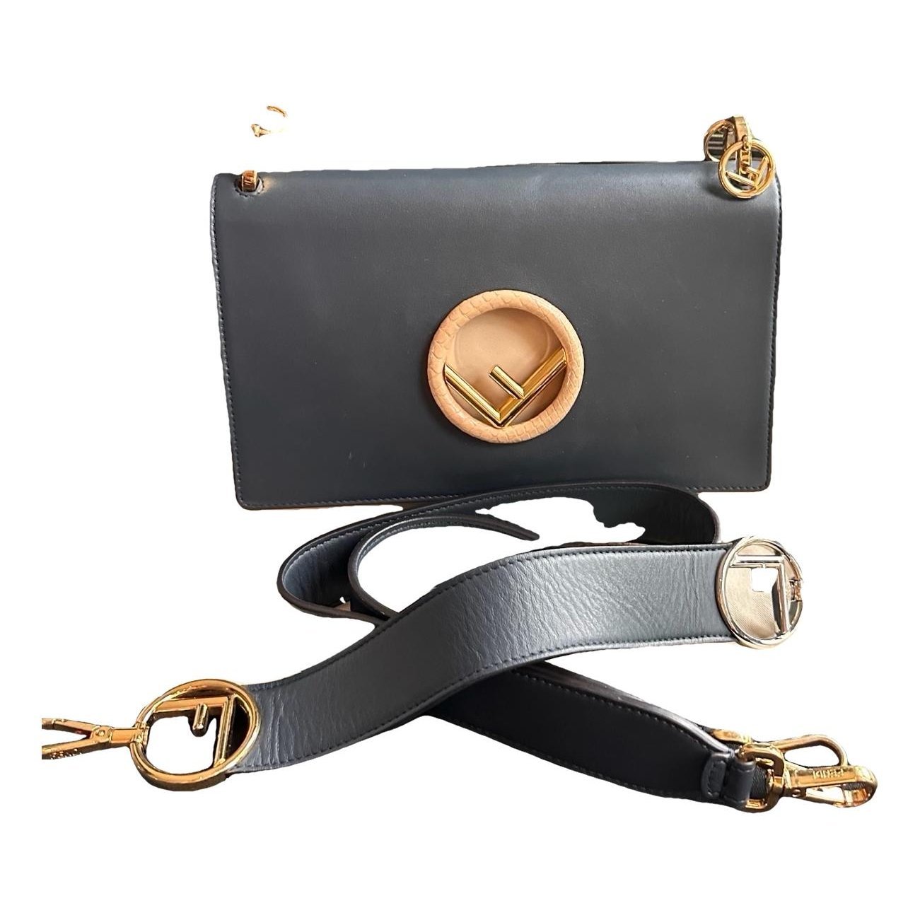 Kan I Logo leather handbag