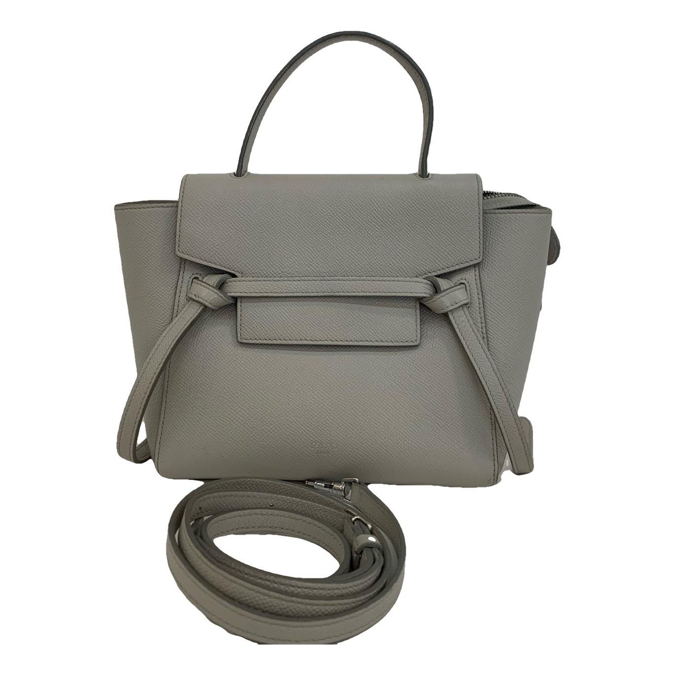 Belt leather handbag