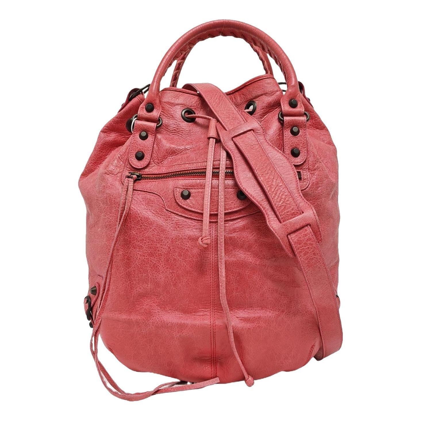 Leather handbag