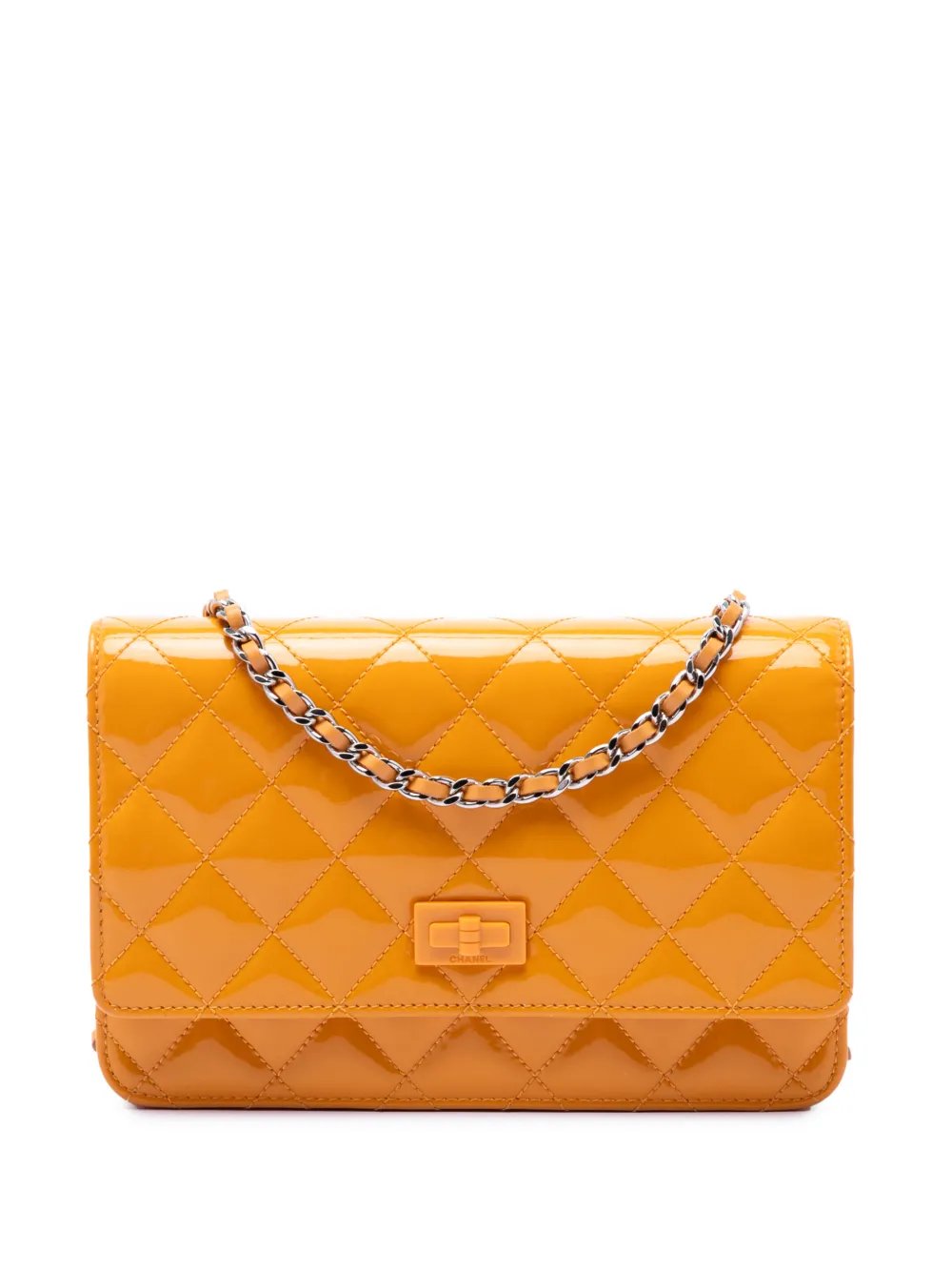 2014-2015 Quilted Patent Reissue 2.55 Wallet On Chain crossbody bag
