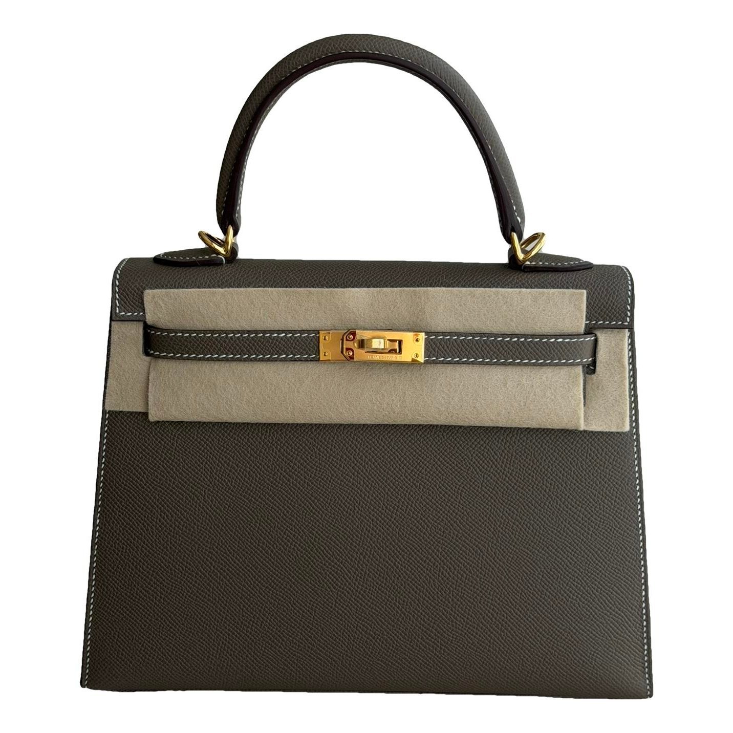 Kelly 25 leather handbag