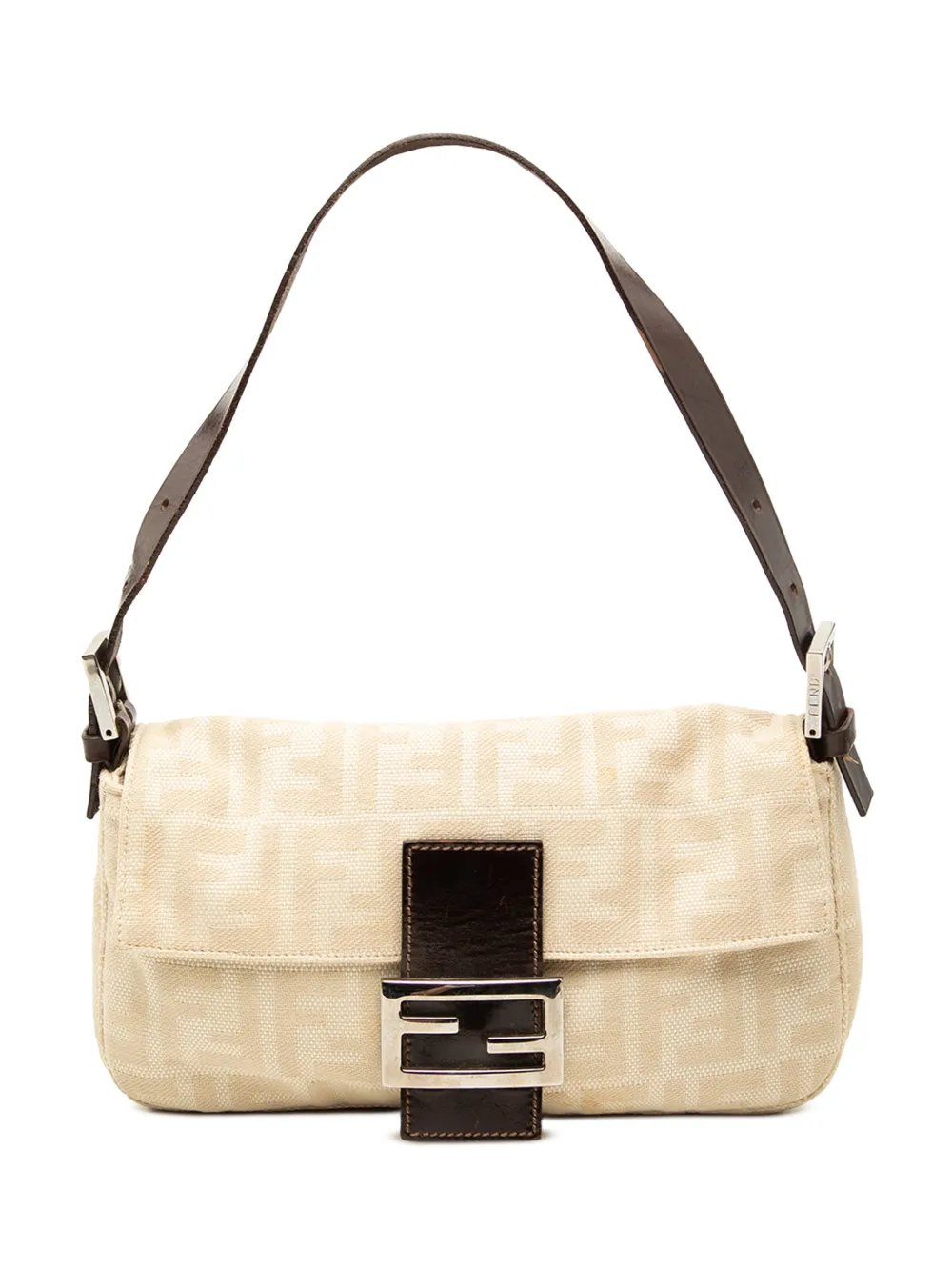 20th Century Zucca Canvas Baguette shoulder bag