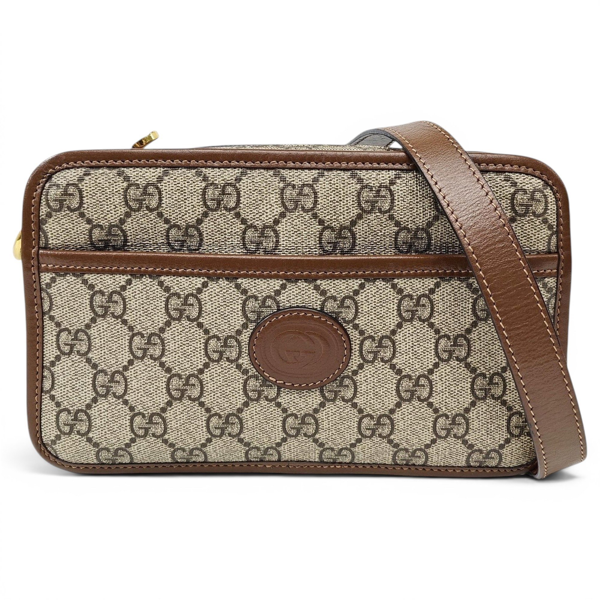 Ophidia GG Supreme leather handbag