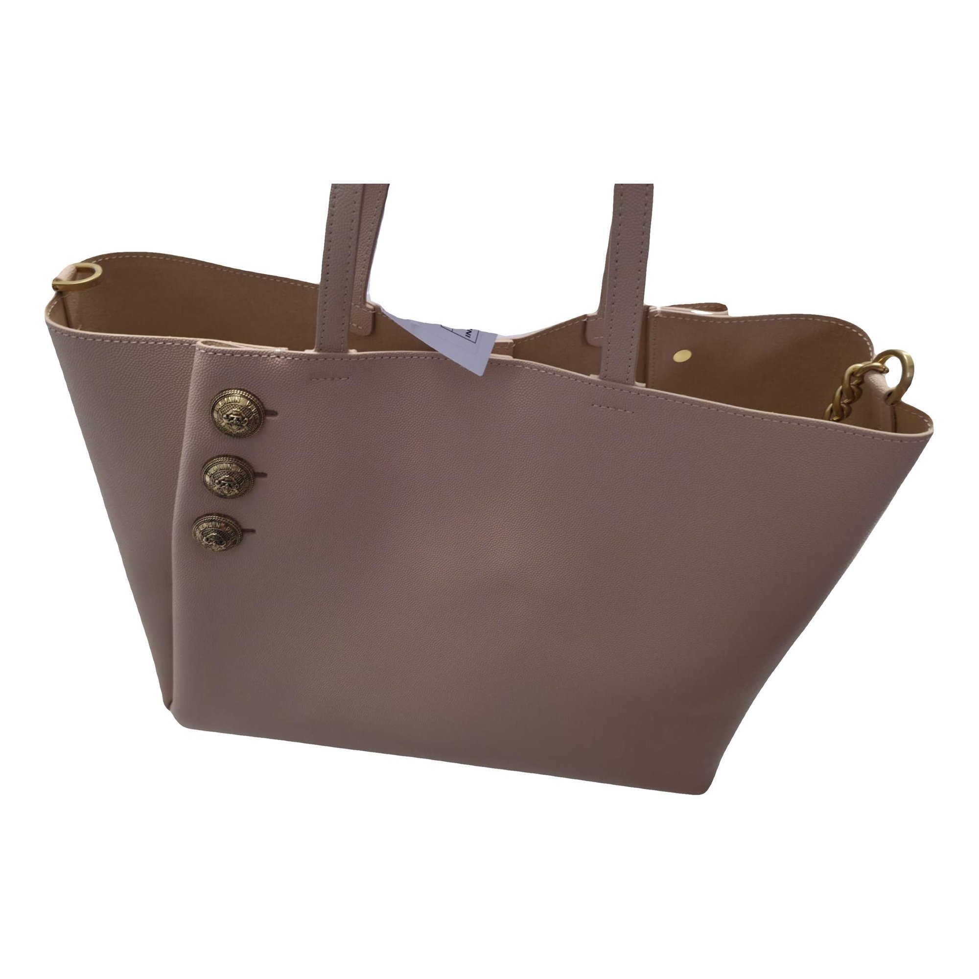 Leather tote