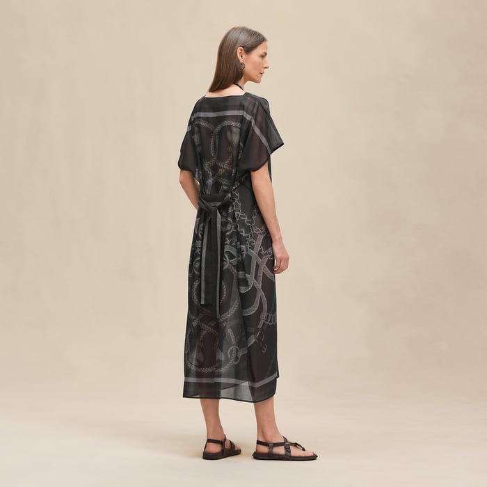 Gris Charbon "Palefroi Remix" Maxi Beach Caftan