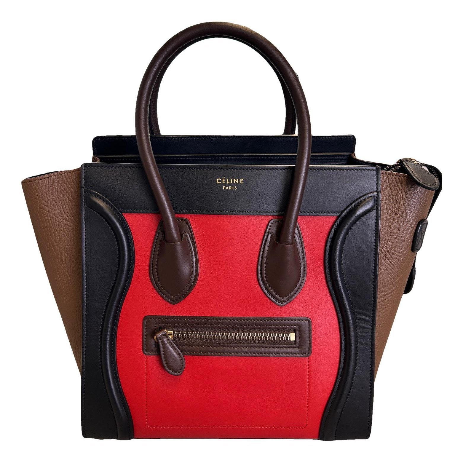 Luggage leather handbag