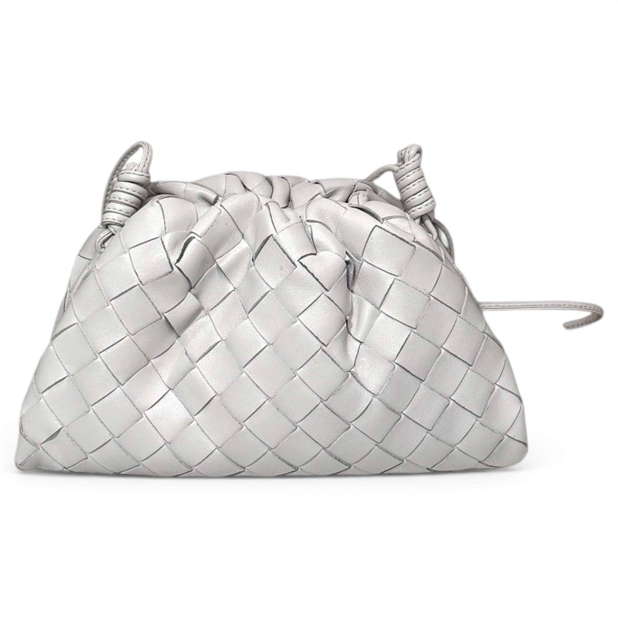 Pouch leather handbag