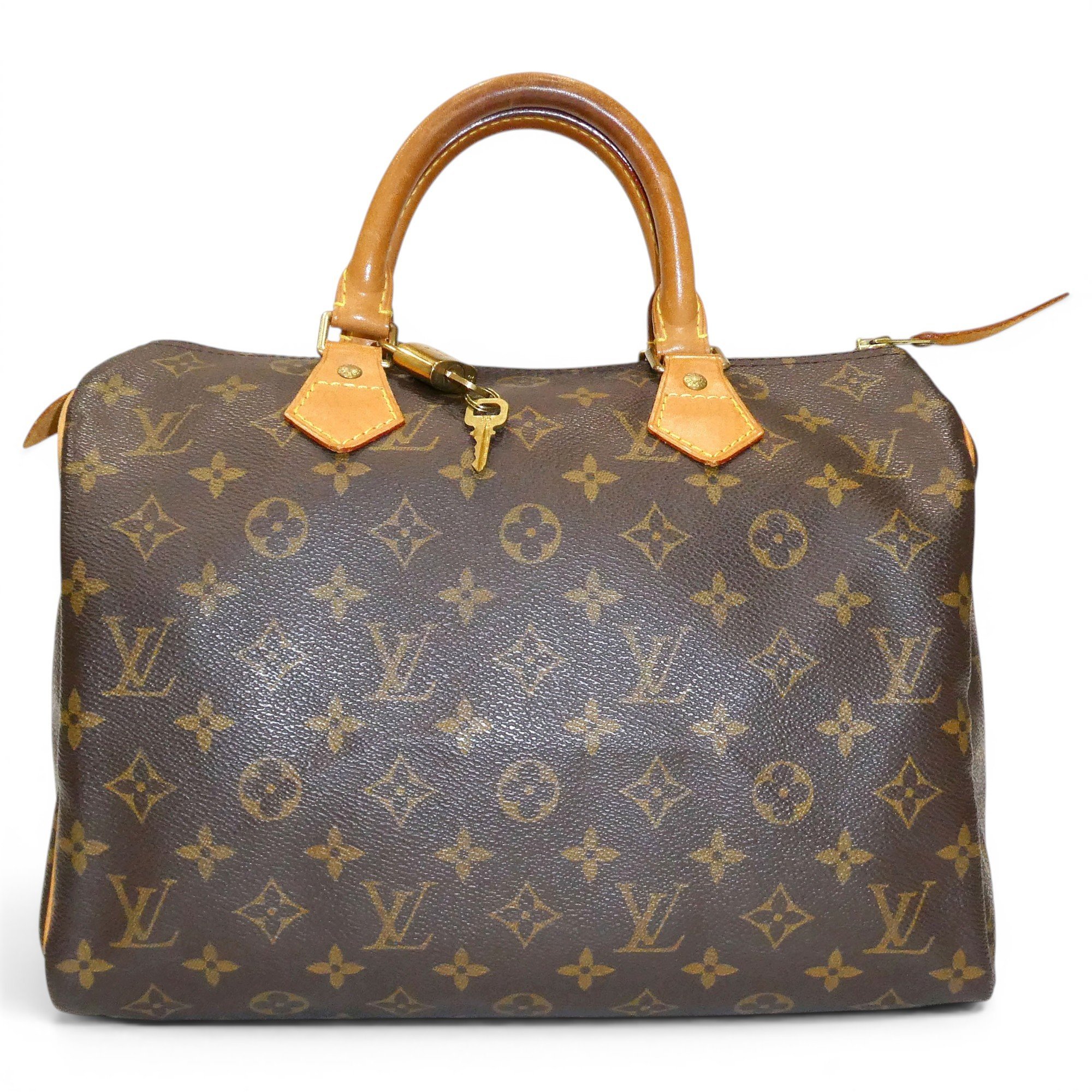 Louis Vuitton Speedy leather handbag