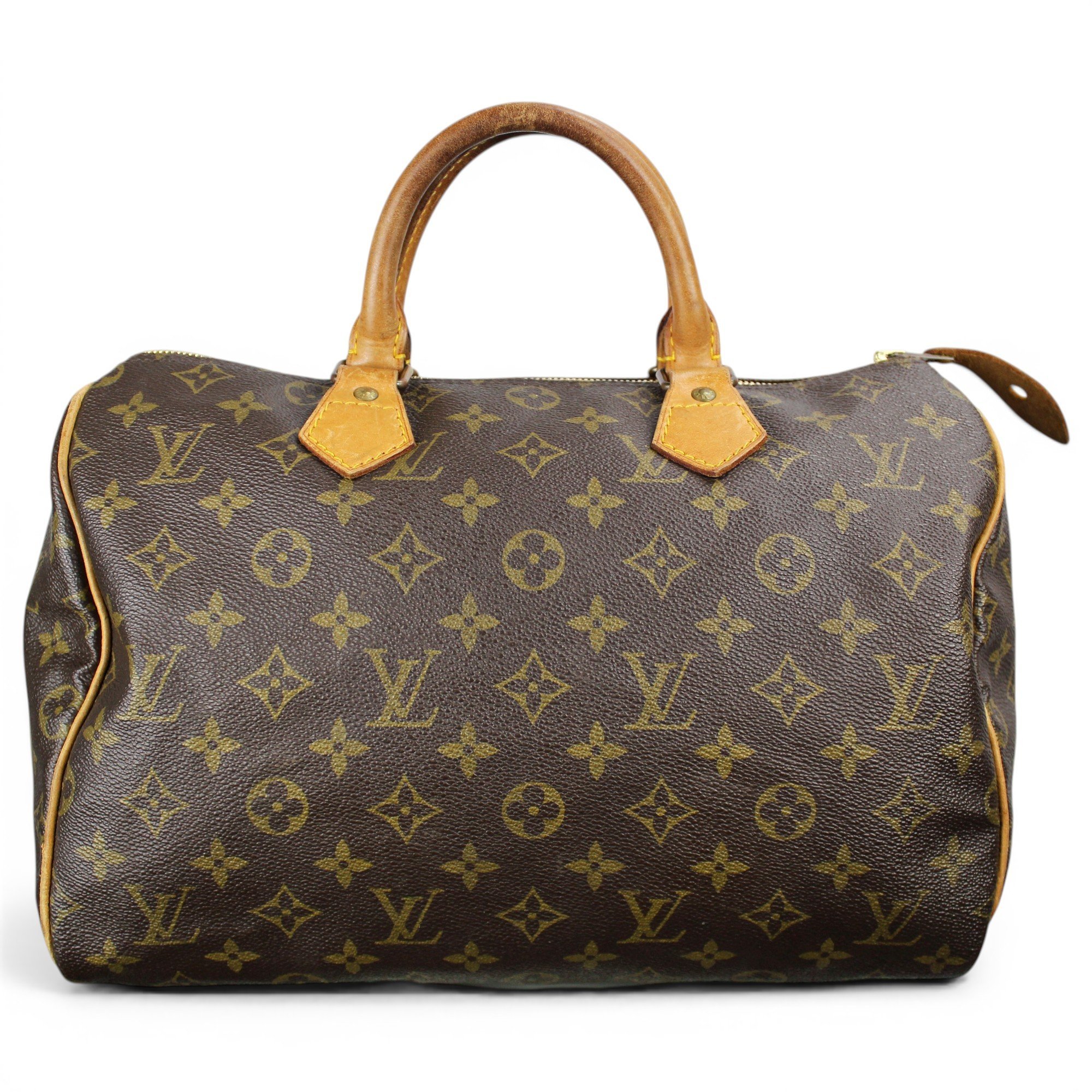 Speedy leather handbag