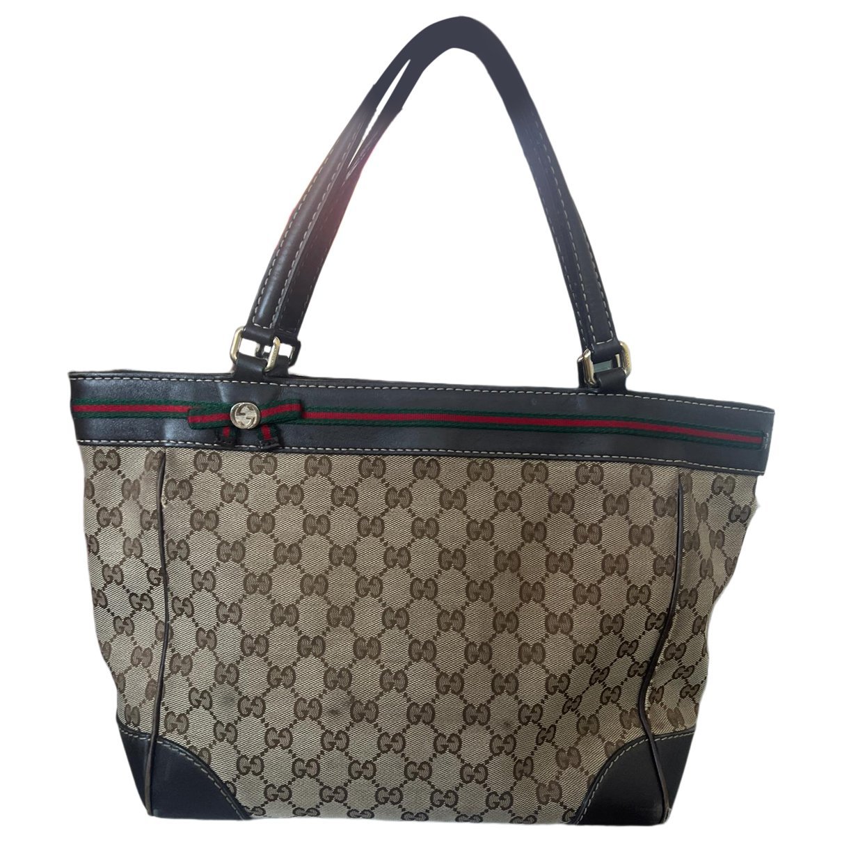 Leather tote