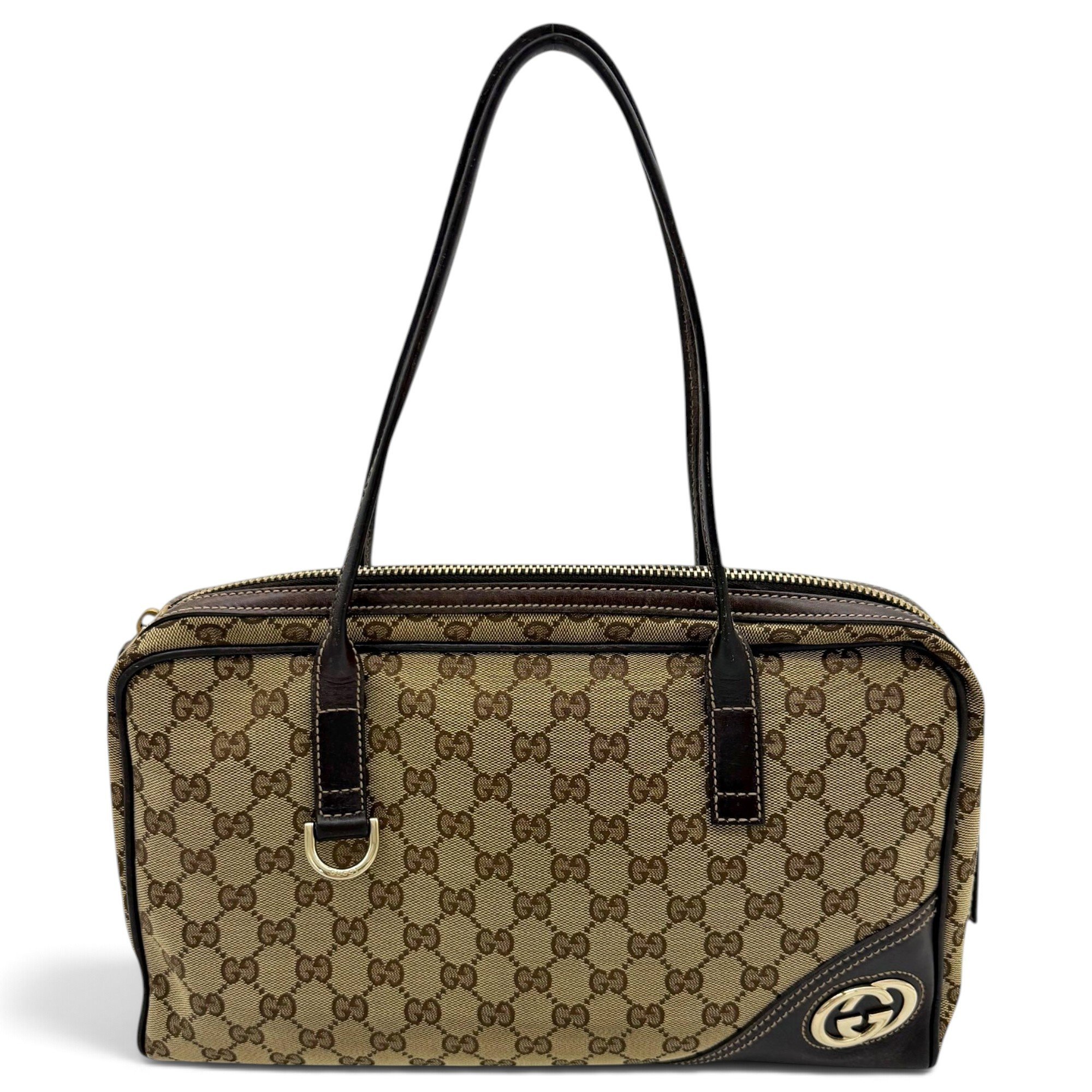 Gucci B cloth handbag