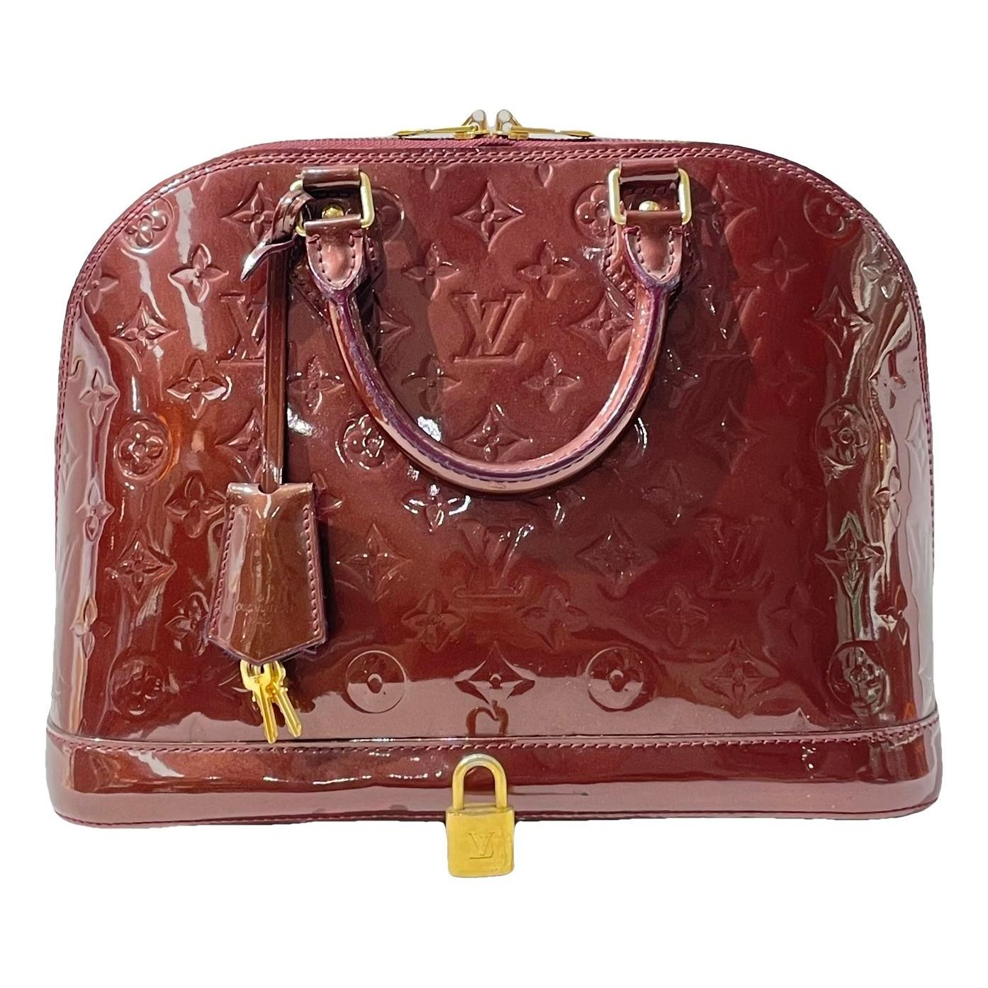 Alma patent leather handbag