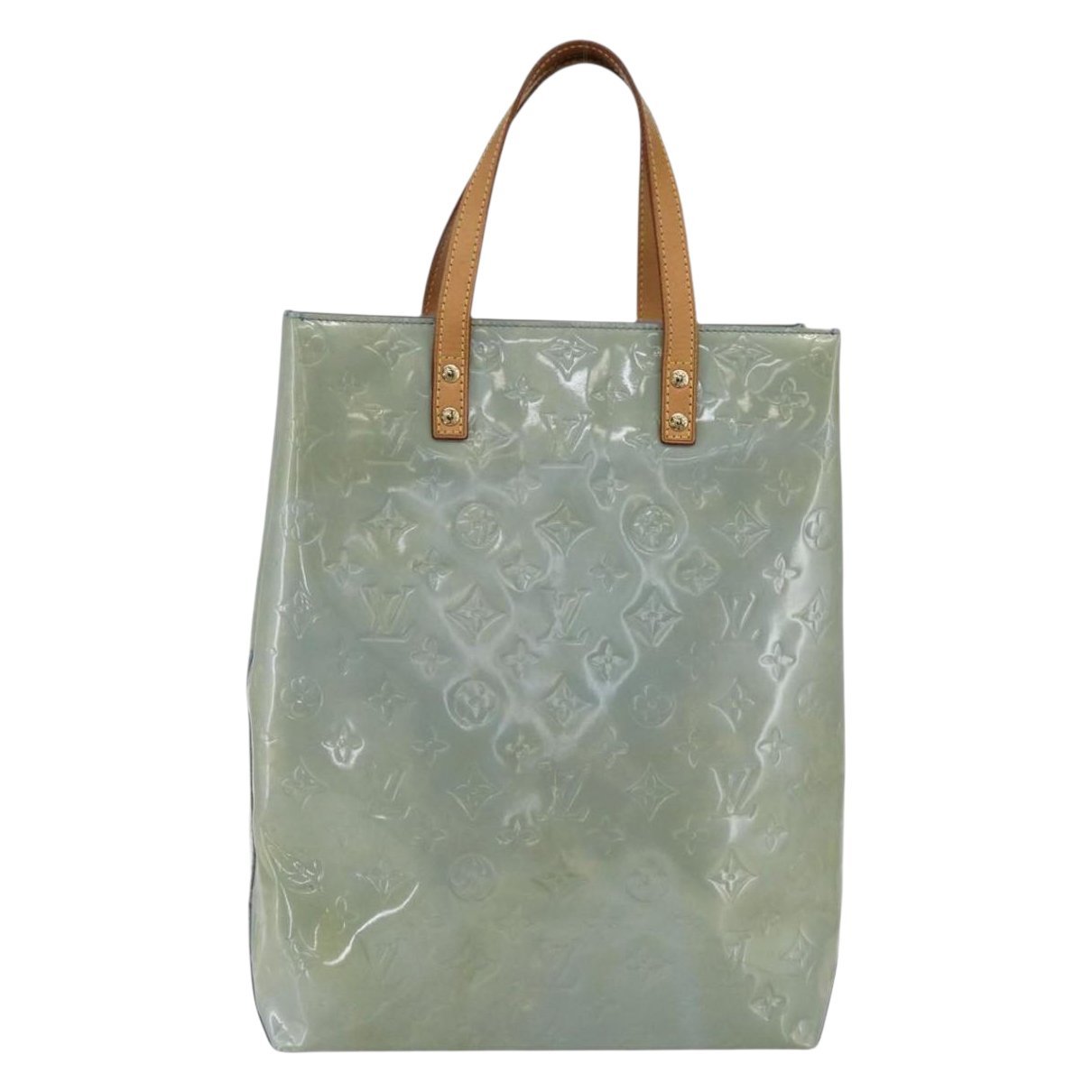 Reade patent leather handbag