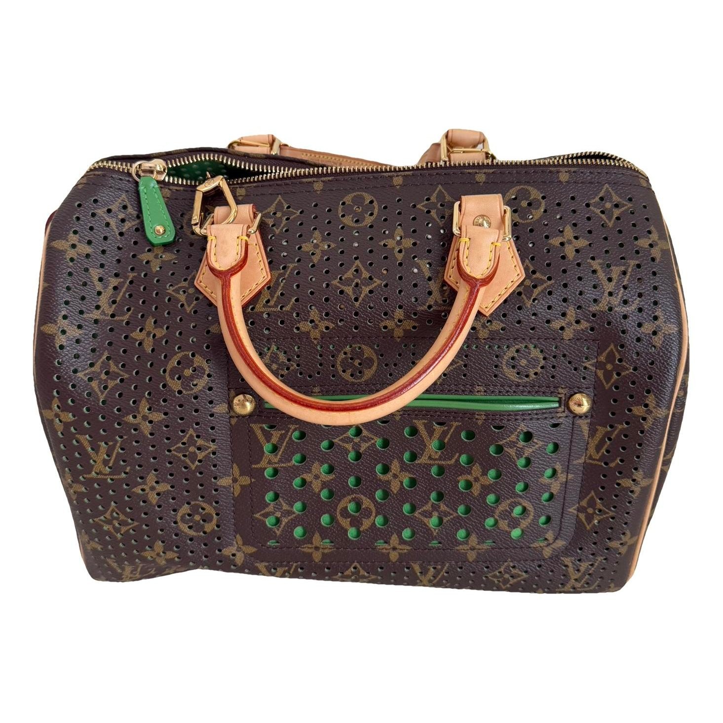Speedy leather handbag
