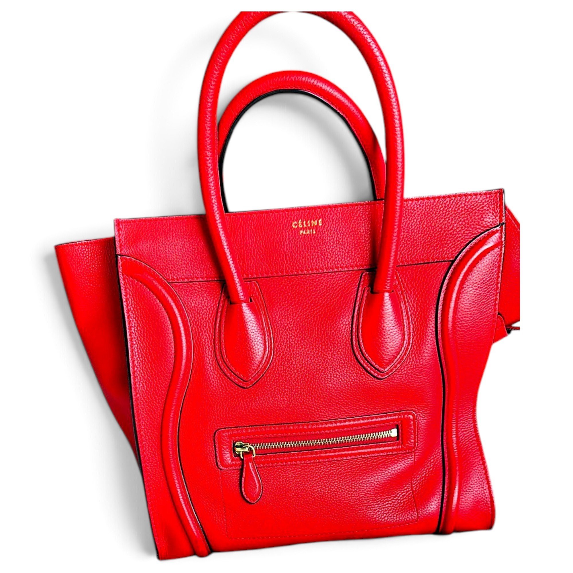 Luggage leather handbag
