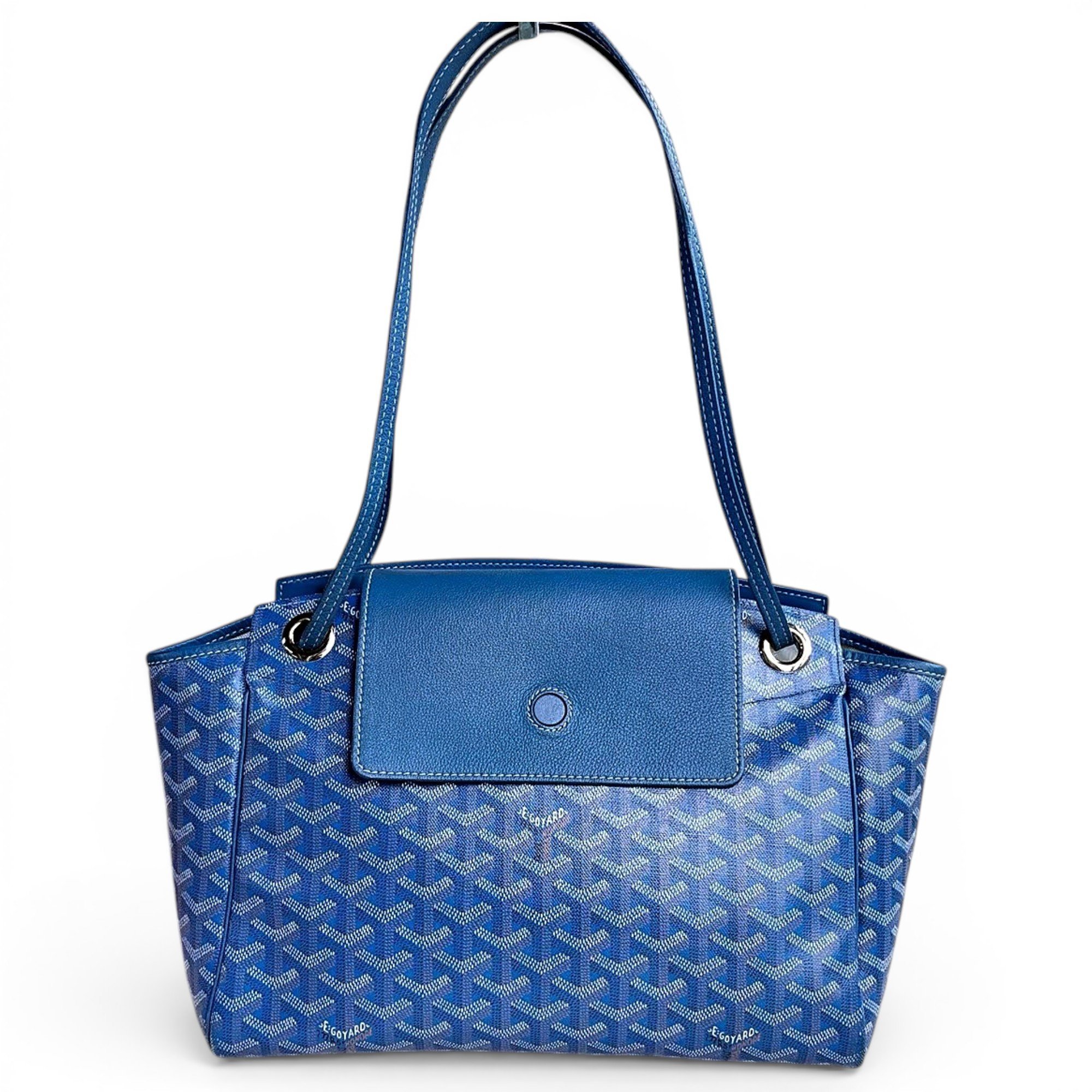 Rouette leather handbag