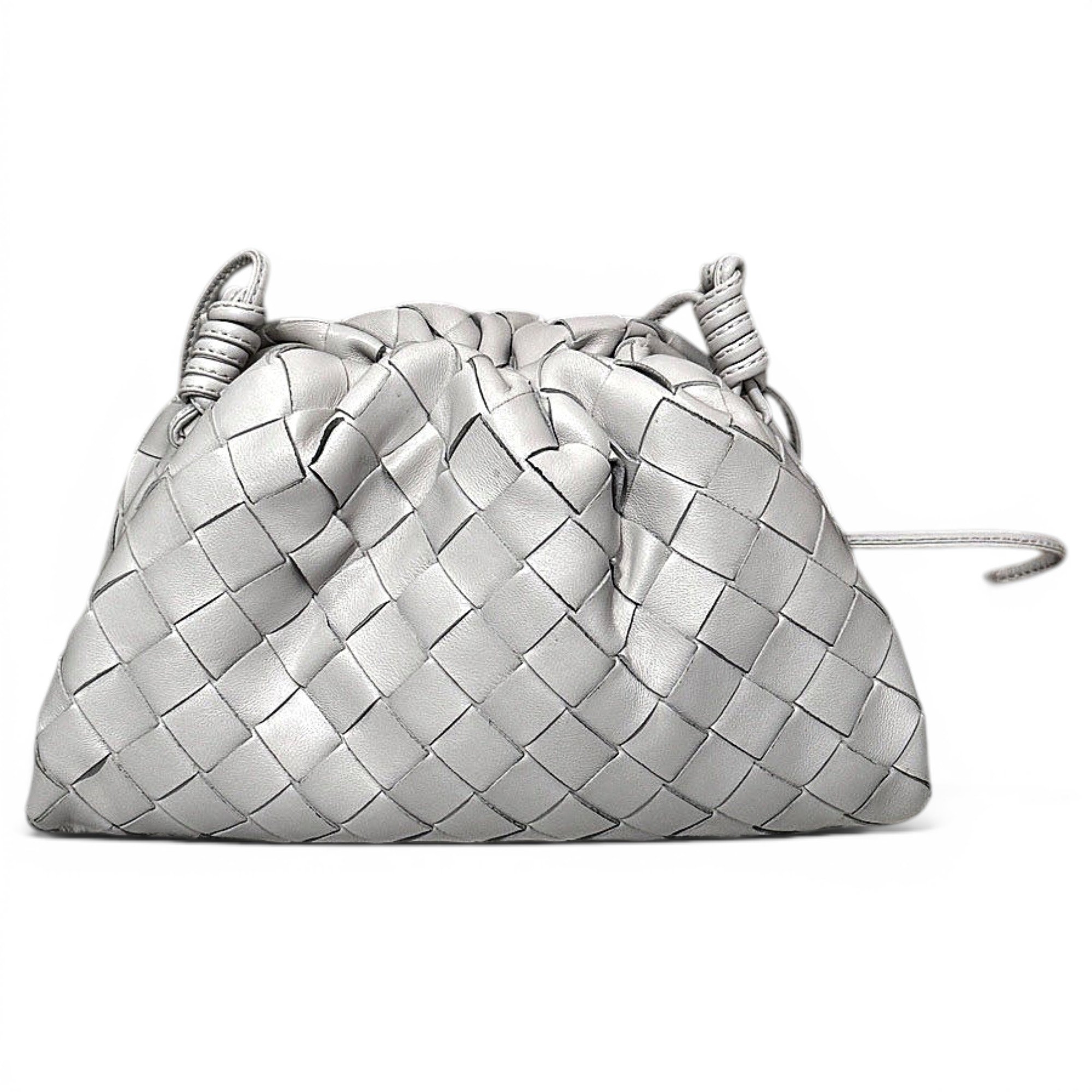 Pouch leather handbag