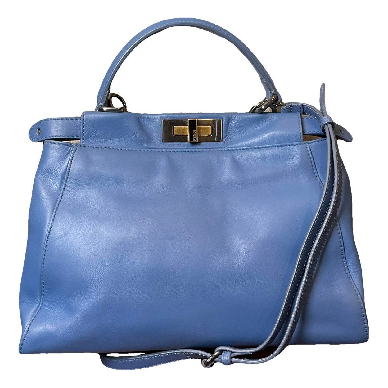 Peekaboo leather handbag