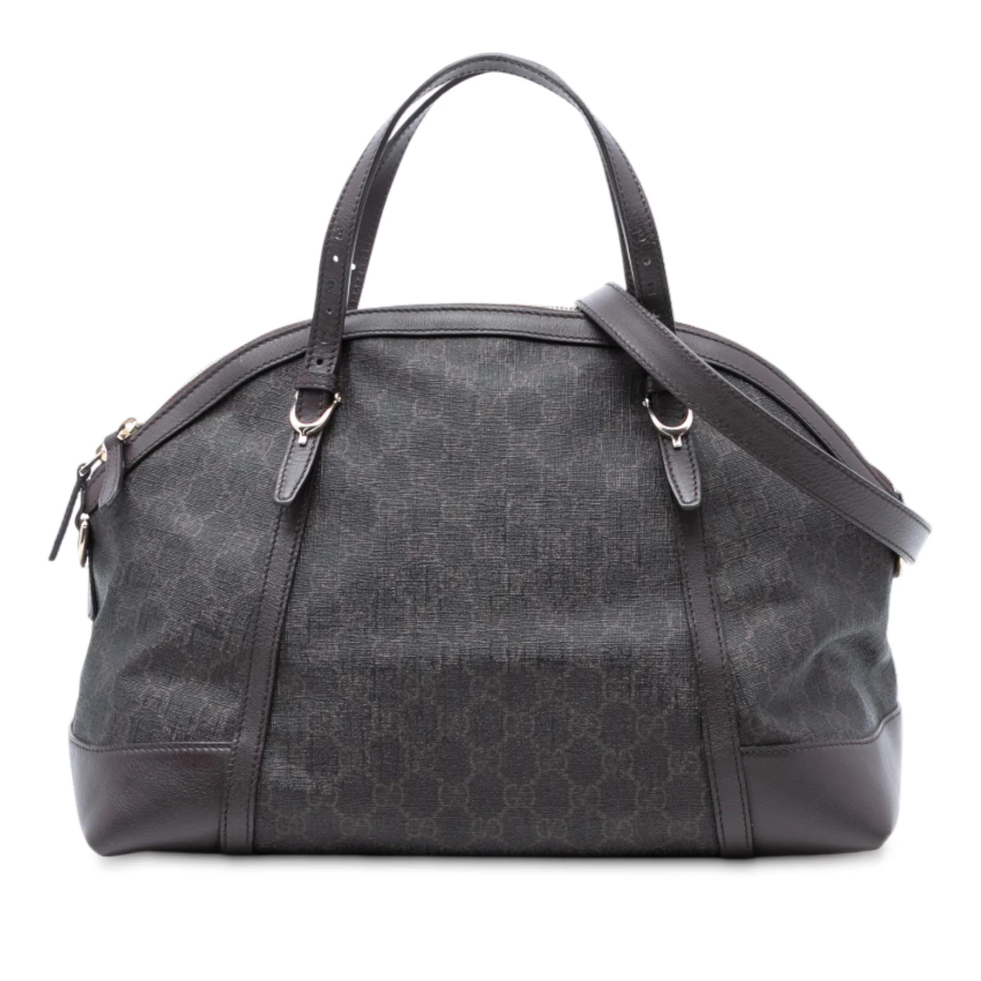 Dôme leather satchel