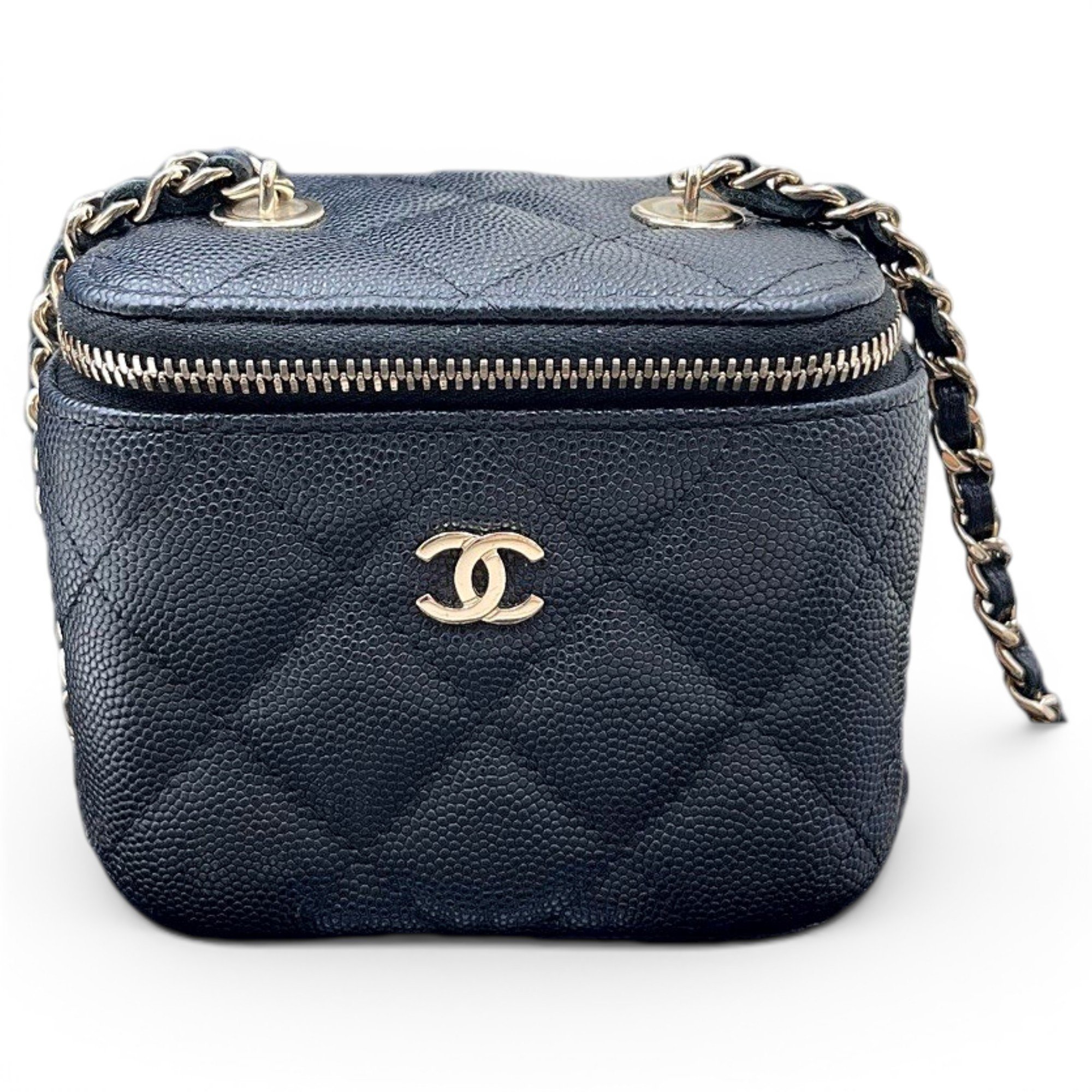 Trendy CC Vanity leather handbag