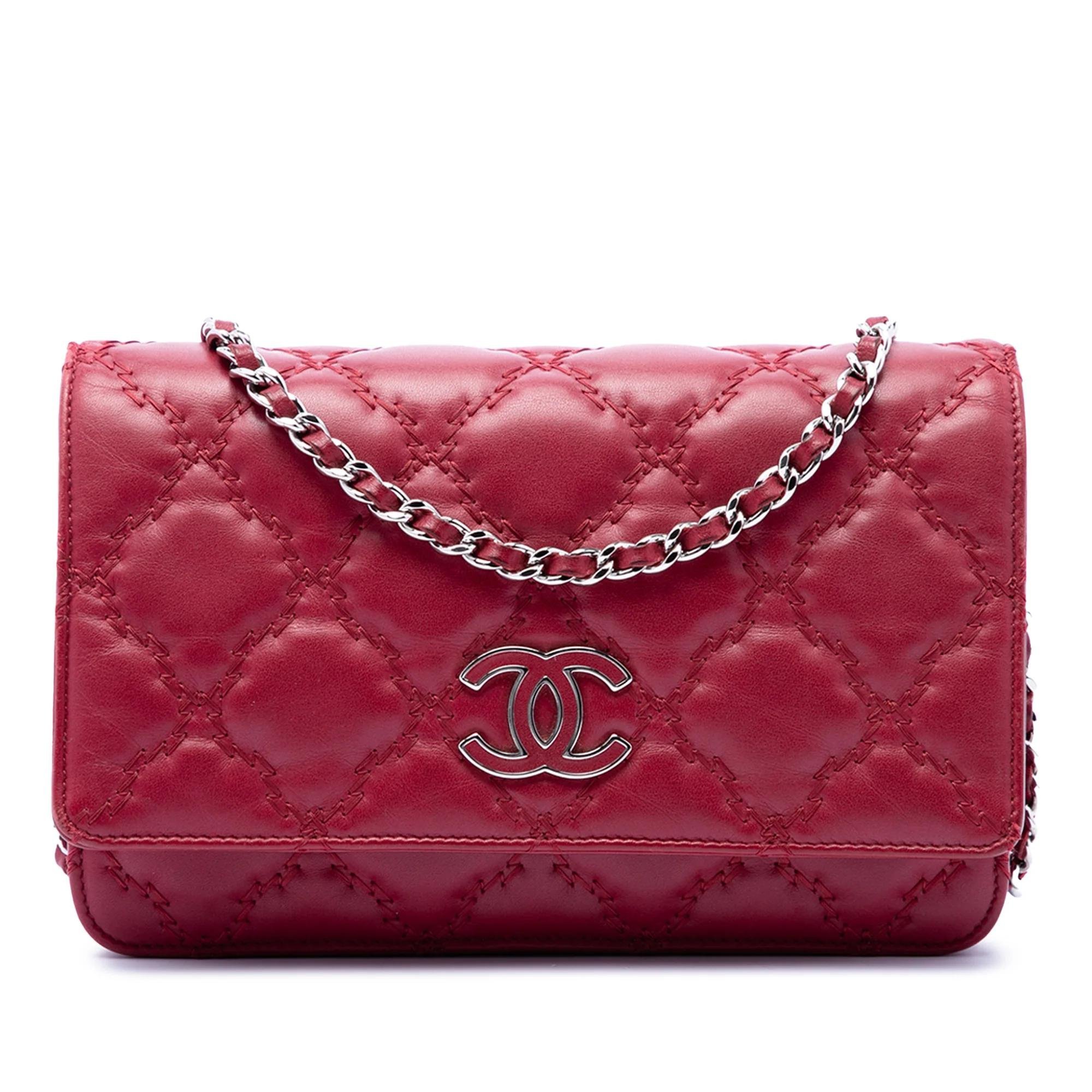 Wallet On Chain pony-style calfskin crossbody bag