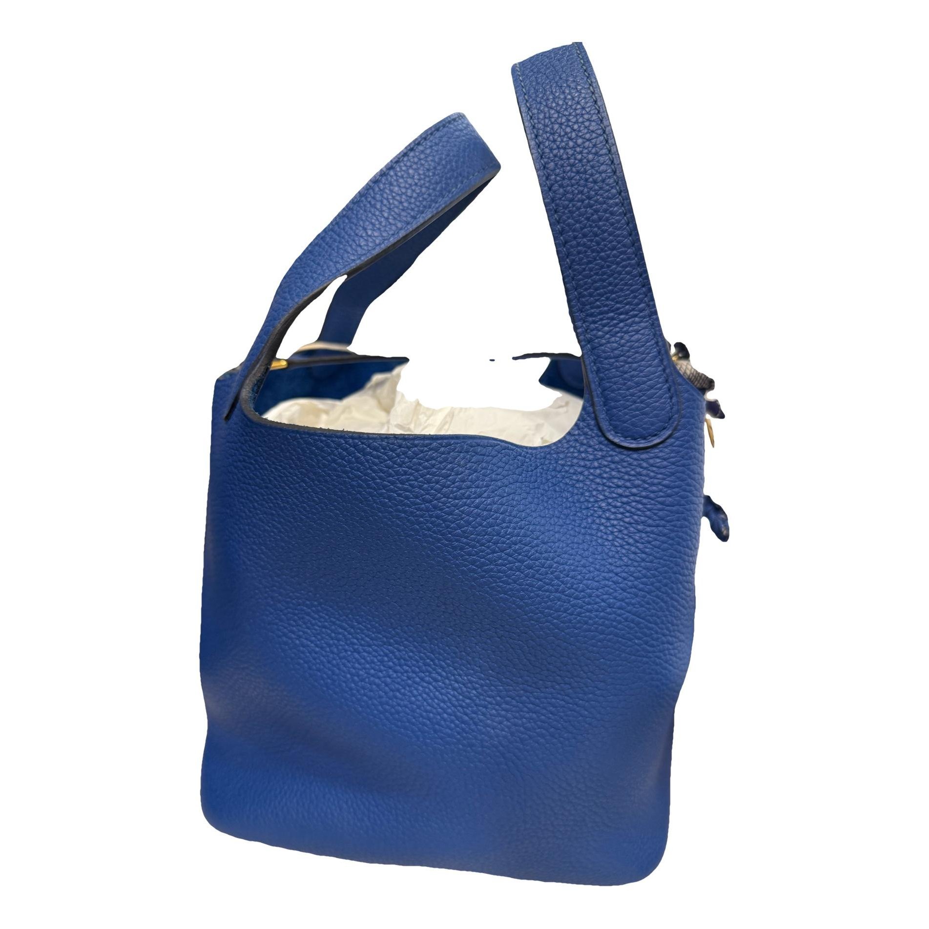 Picotin leather handbag