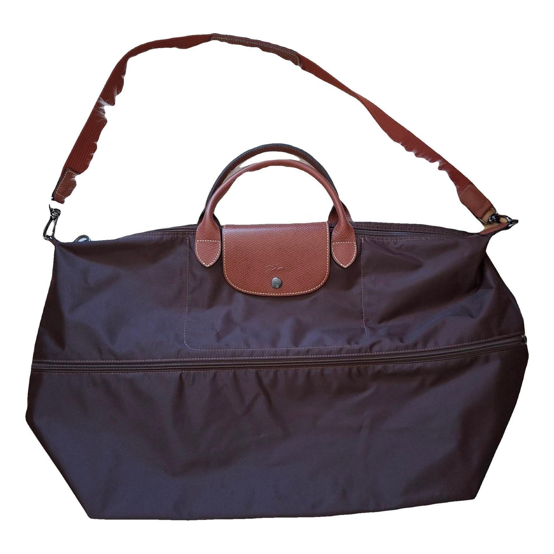 Pliage leather travel bag