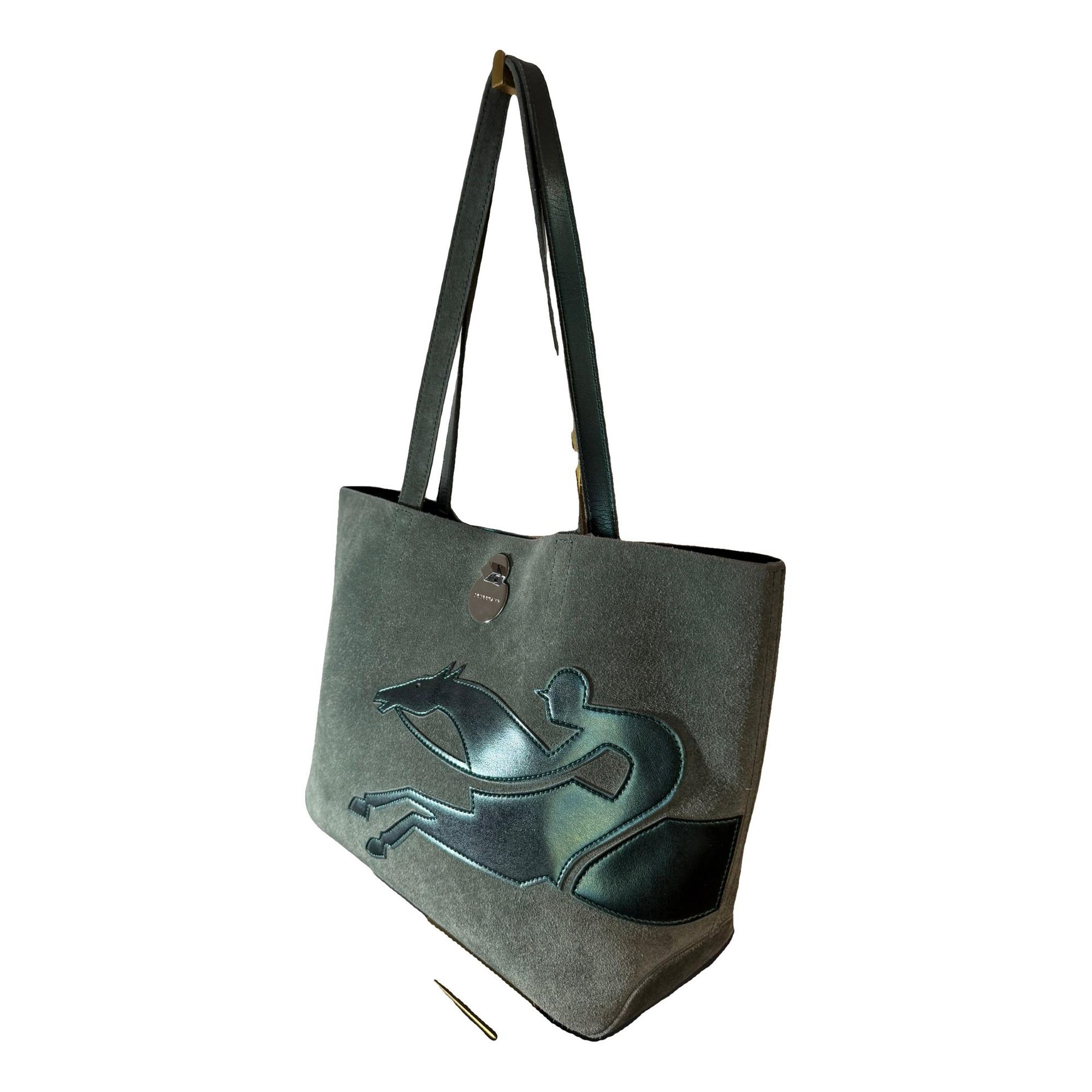 Leather tote