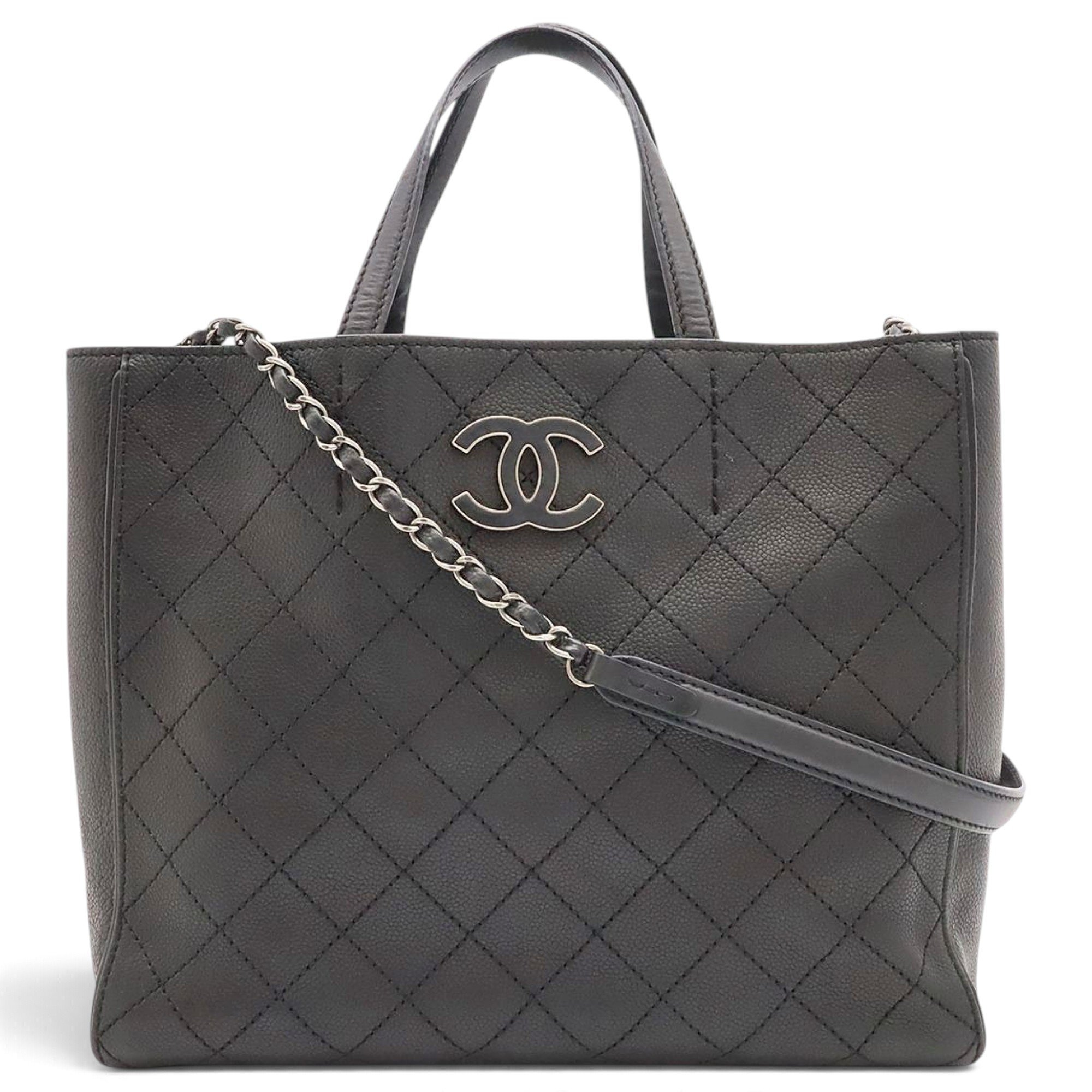 Leather tote