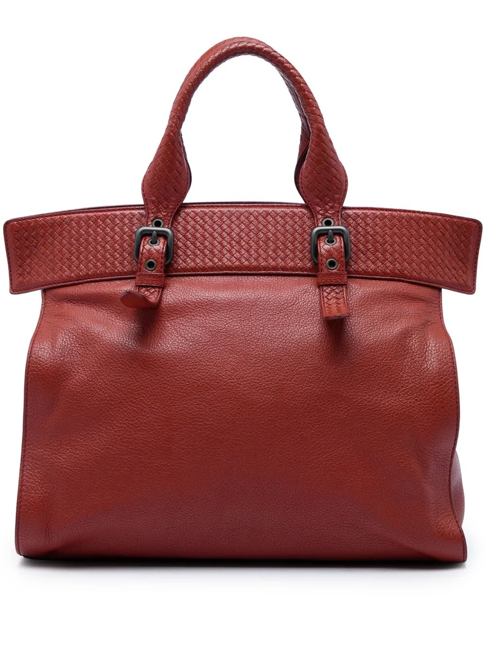 2012-2026 Intrecciato Trimmed Nappa Belted tote bag