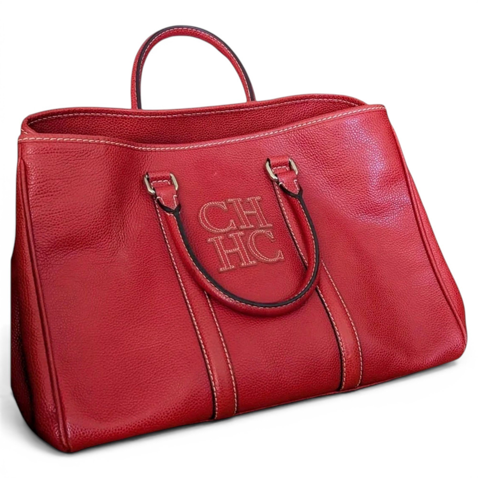 Leather tote