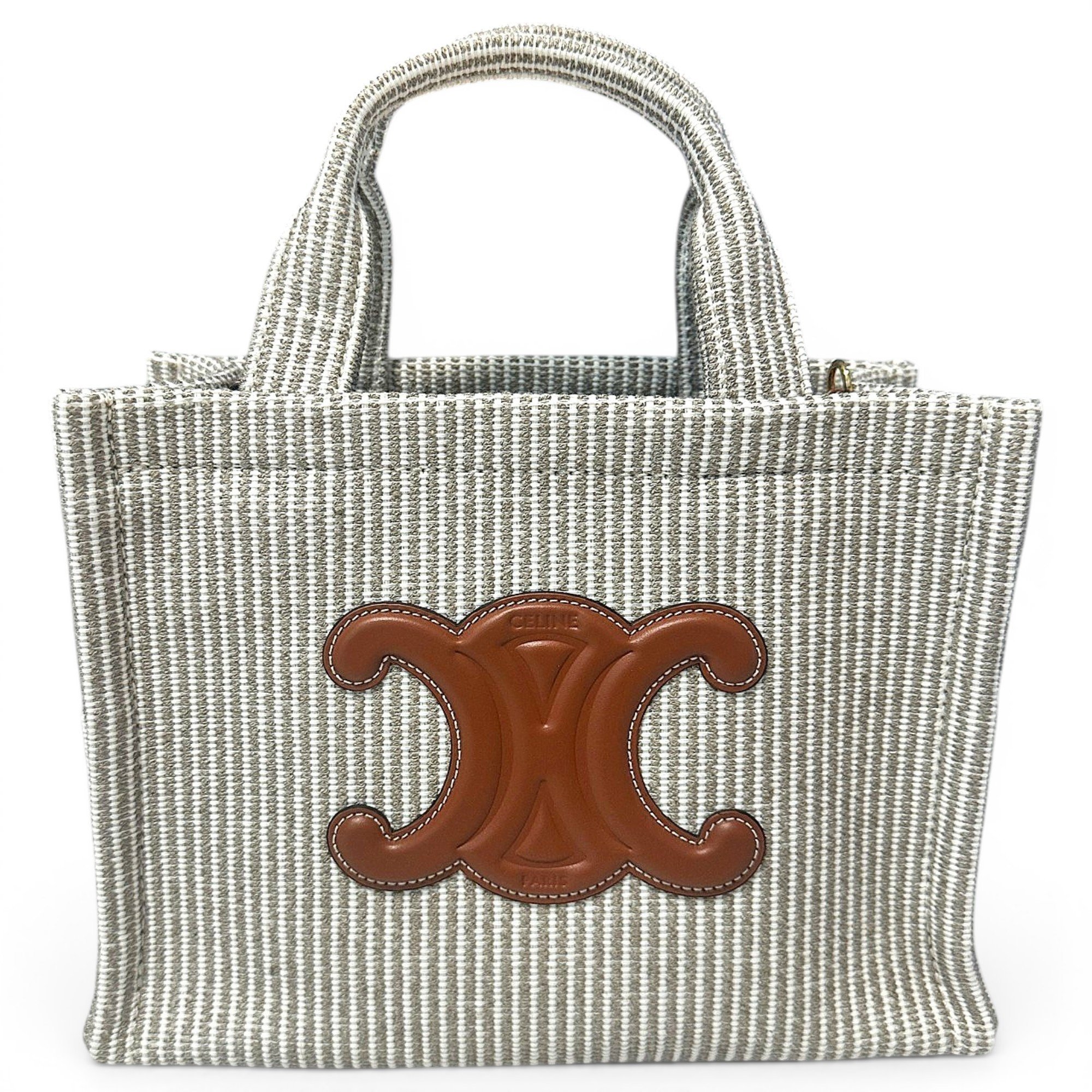 Cabas leather tote