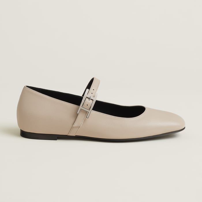 Beige Nomade Jane Ballet Flat