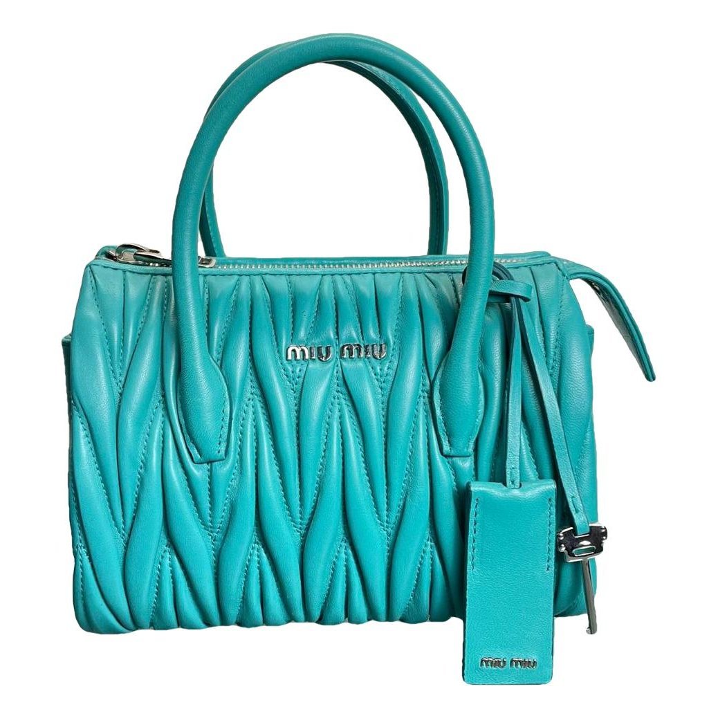 Miu Confidential leather handbag