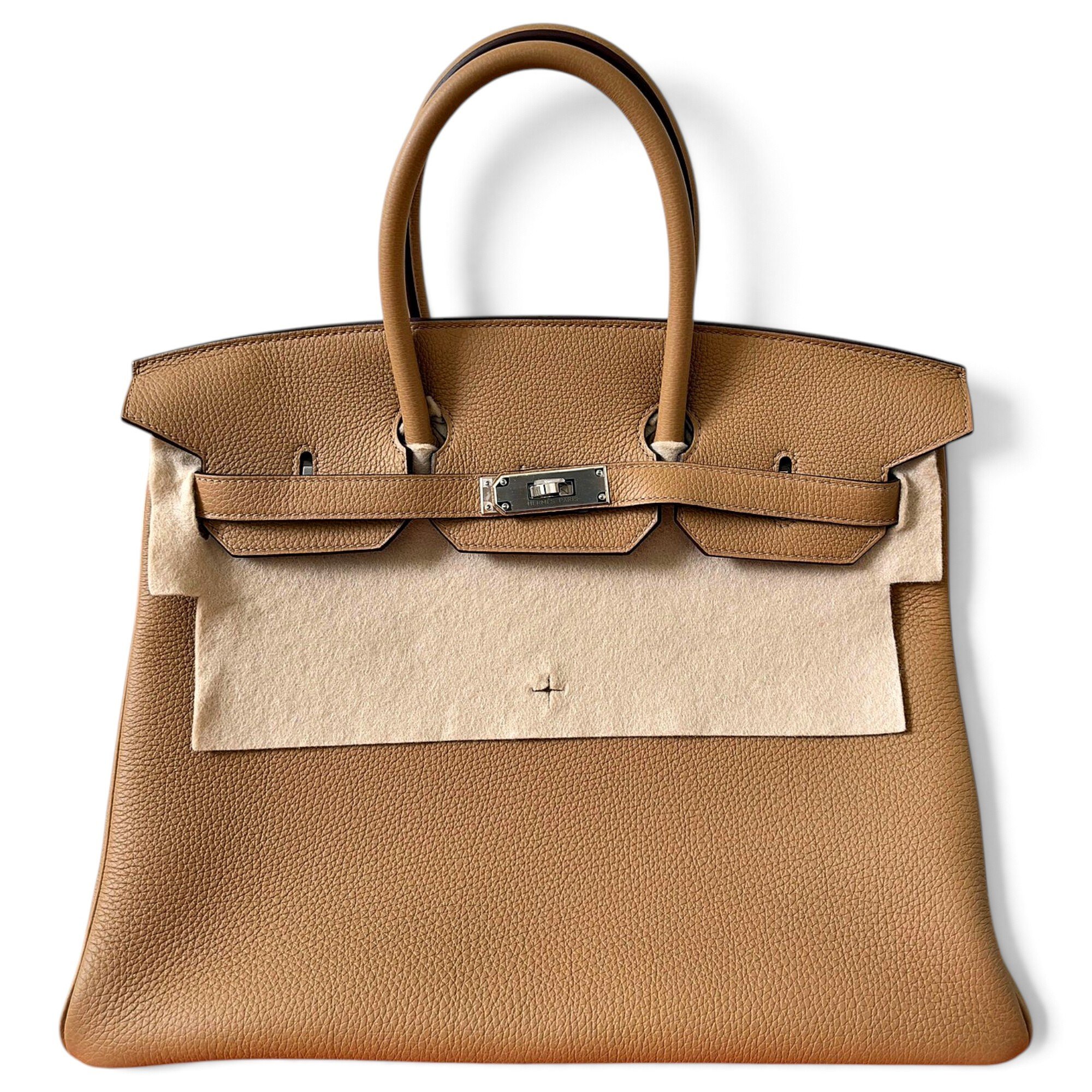 Birkin 35 leather handbag