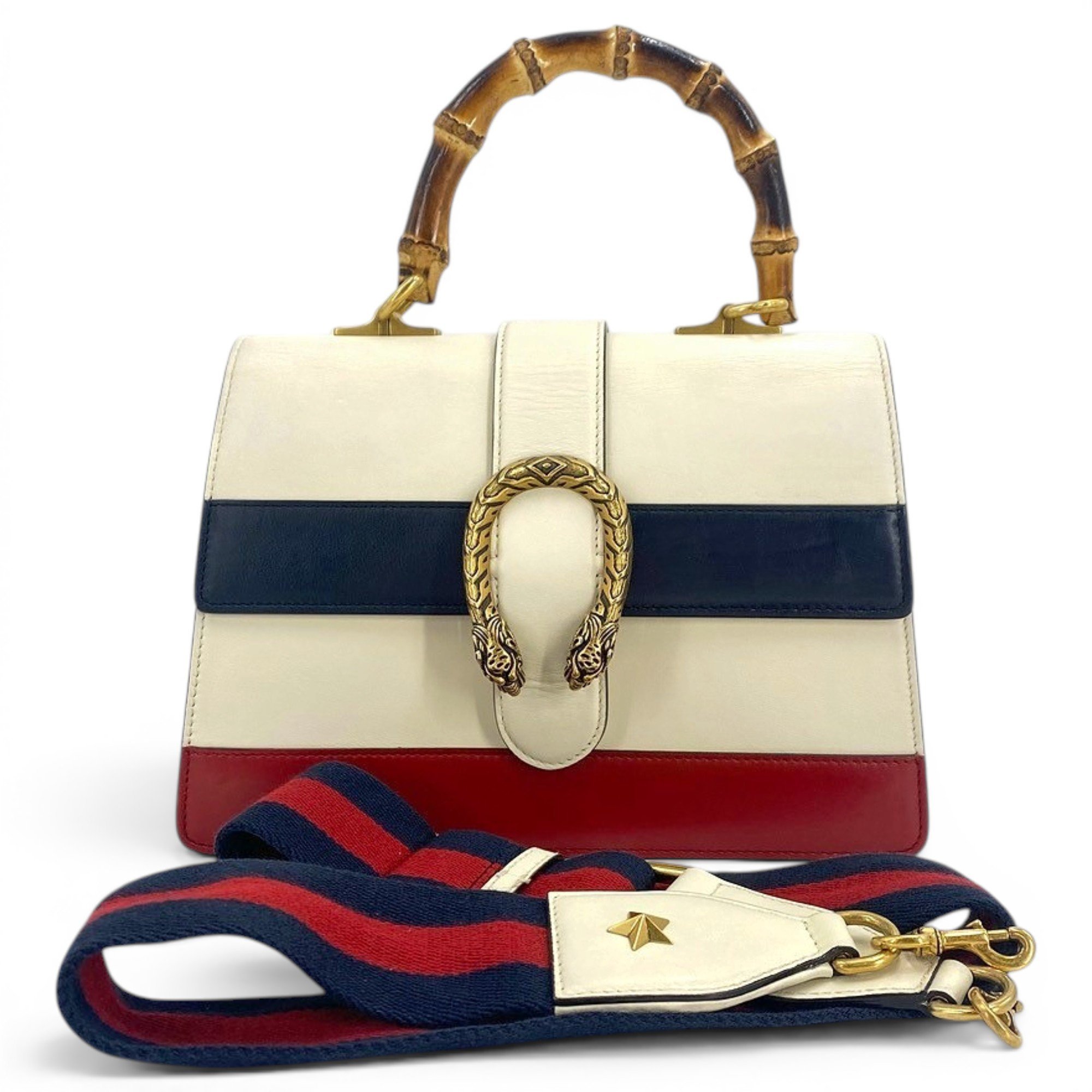 Dionysus Bamboo leather handbag