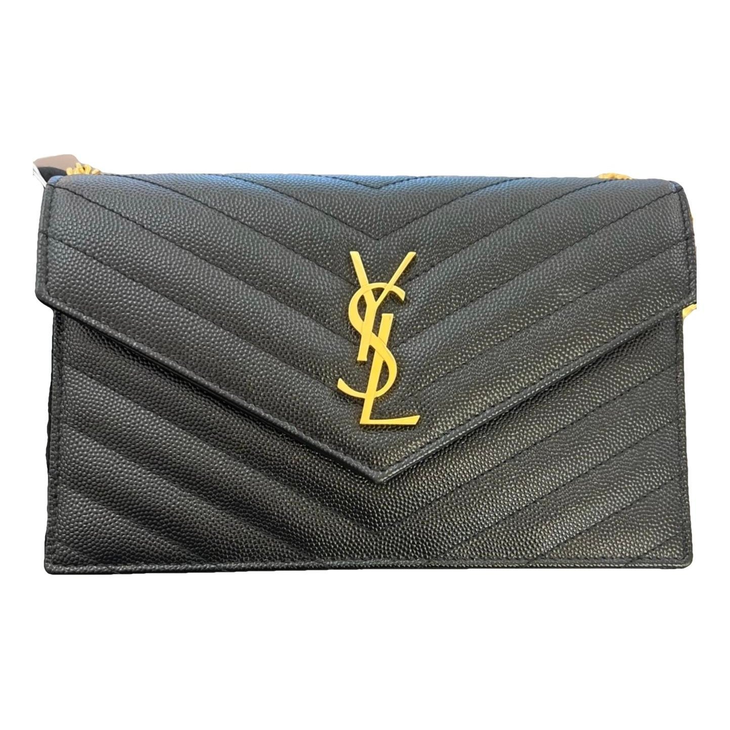Portefeuille enveloppe leather handbag