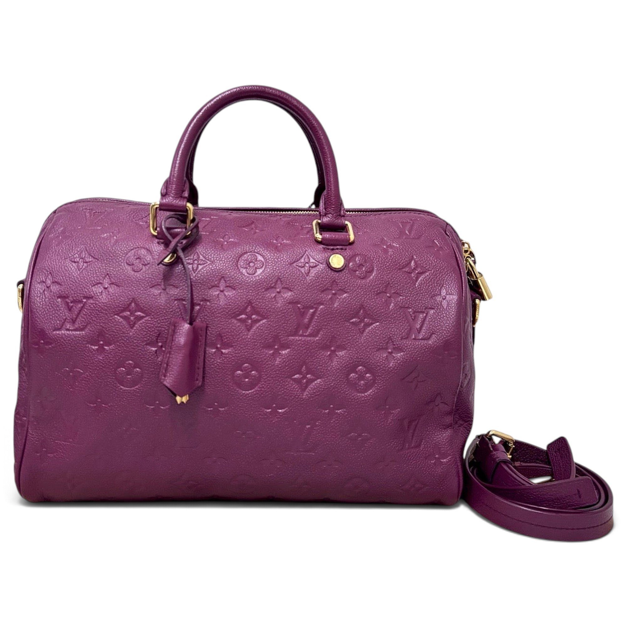 Speedy leather bowling bag