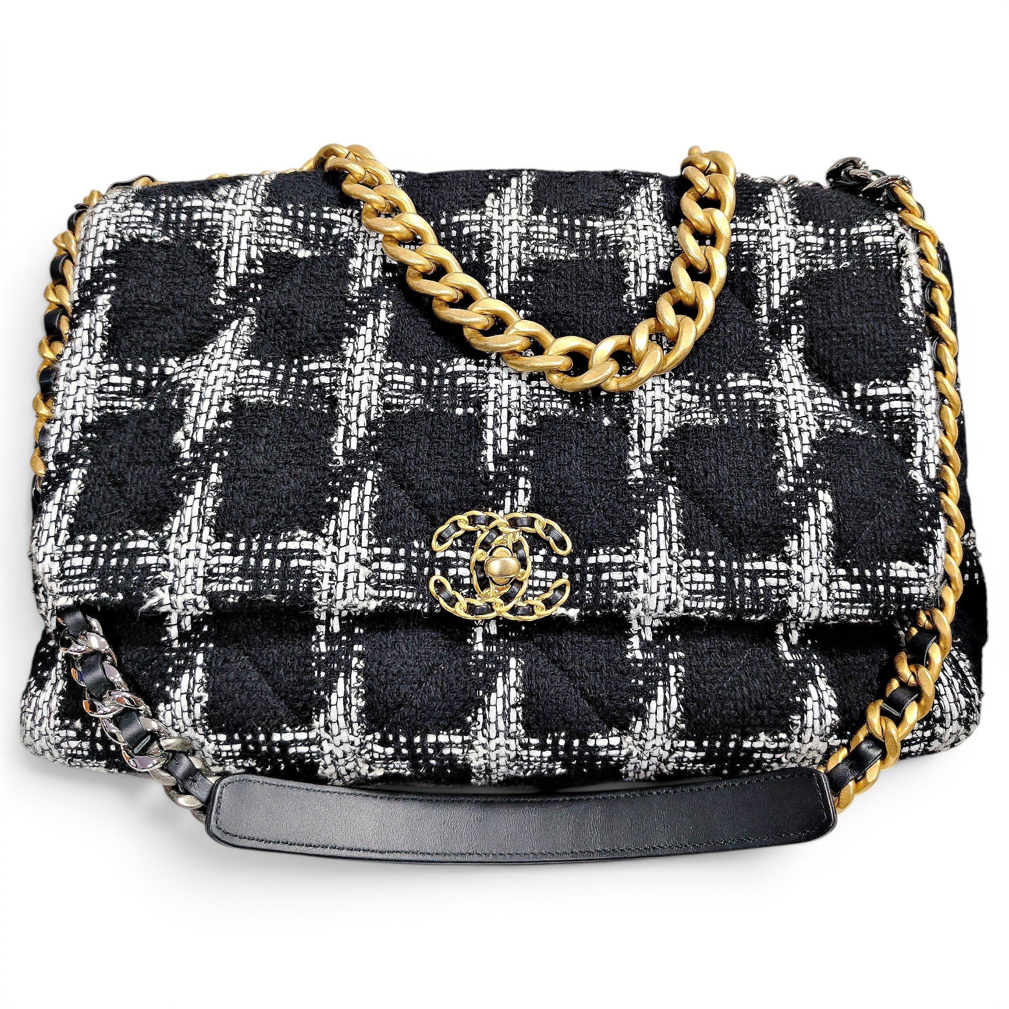 Chanel 19 wool handbag