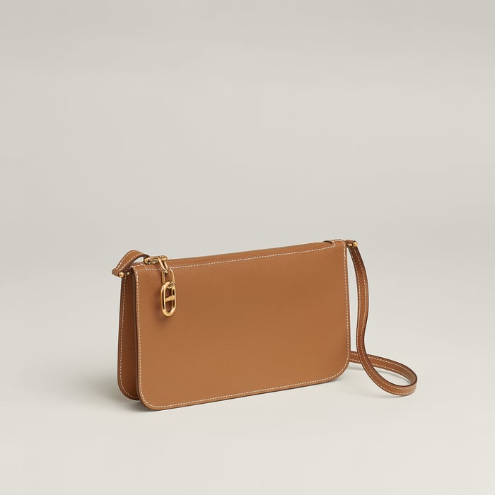 Gold Zipengo Chaine d'Ancre to Go Pouch