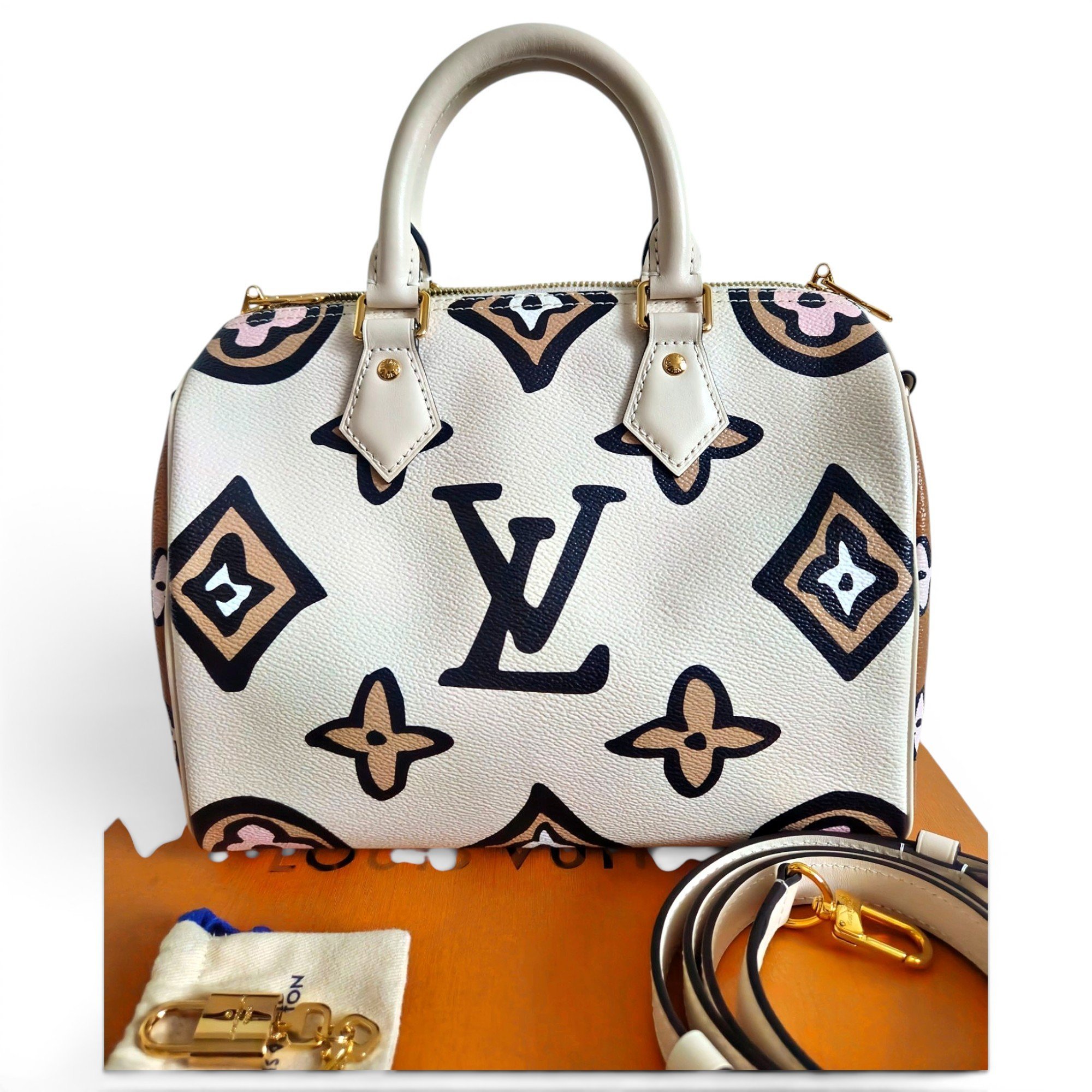 Speedy Bandoulière leather crossbody bag