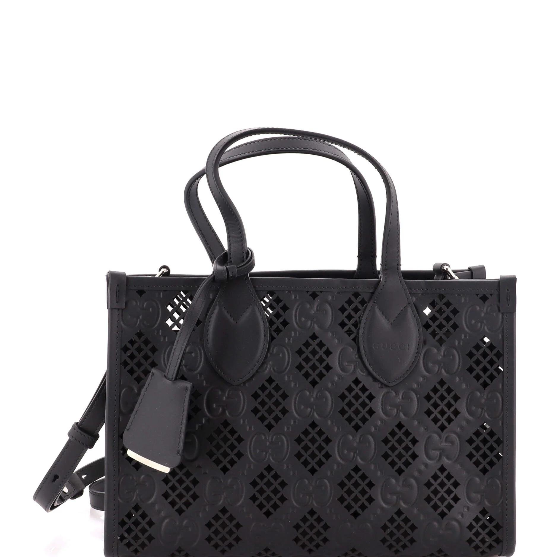 Leather tote