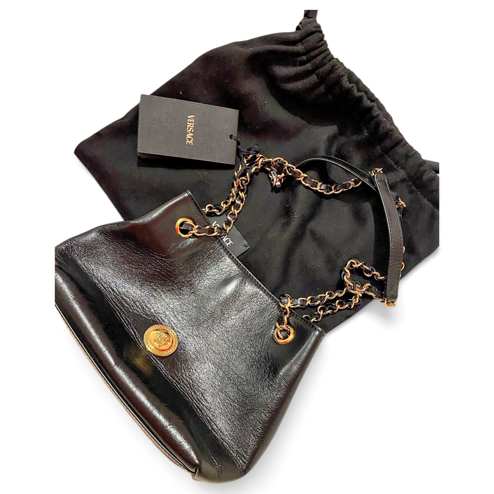 La Medusa leather handbag