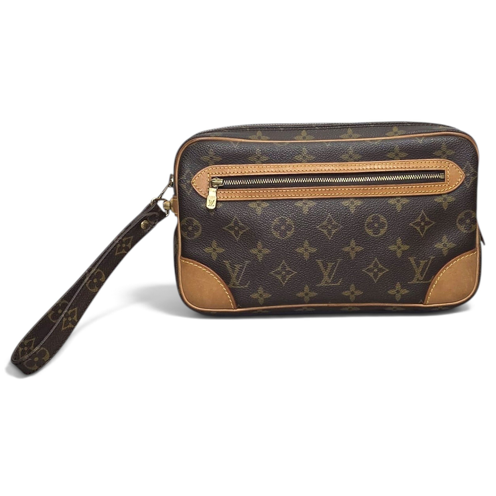 Marly Dragonne leather clutch bag