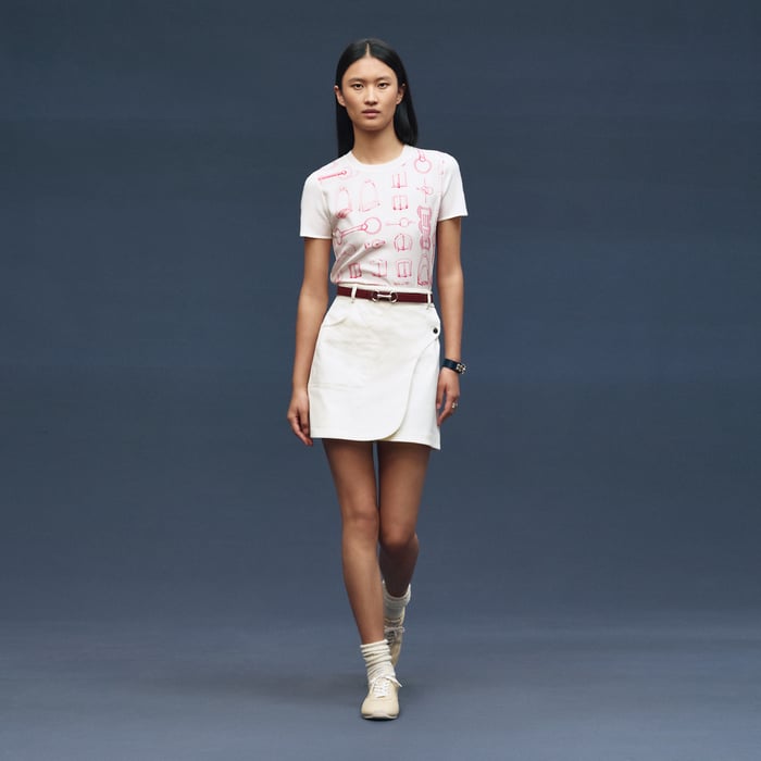 Blanc Naturel "Cahier Du Colporteur" Short-sleeve Sweater