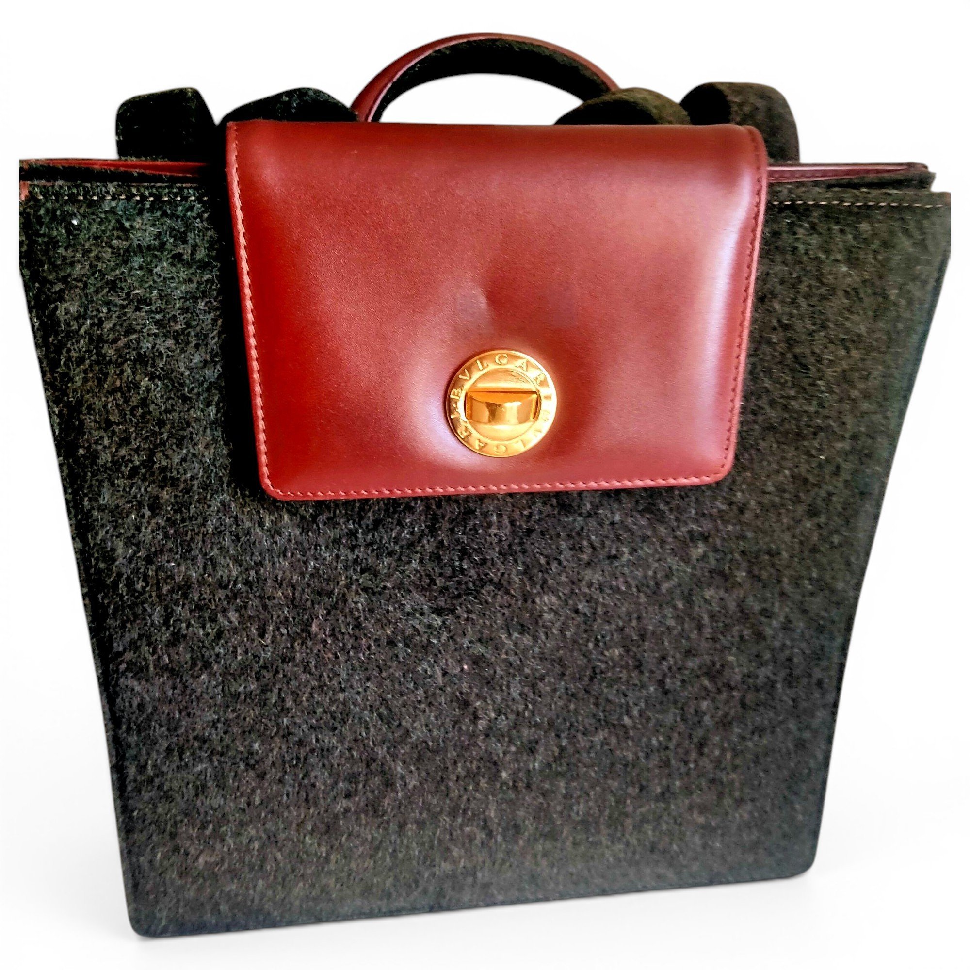 Bvlgari Serpenti leather backpack